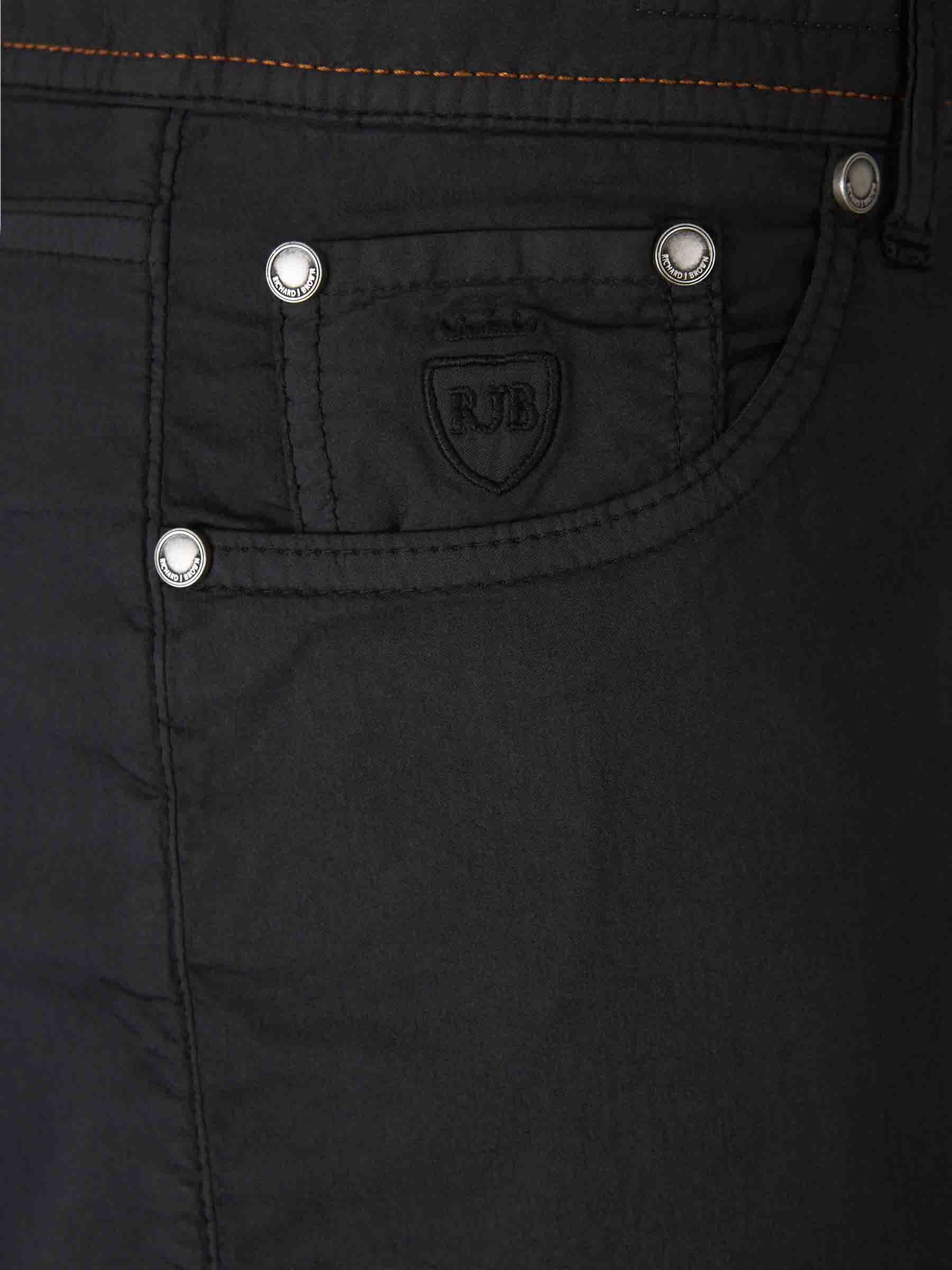 Richard J. Brown Hombre Barcelona Jeans Straight Fit color Negro sku 522-002743 02 - Foto 3