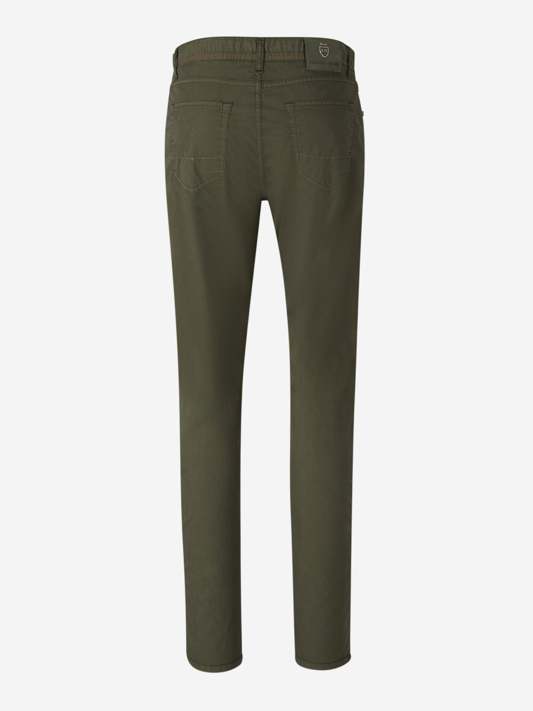 Outlet online Richard J. Brown Hombre Jeans Straight Fit color Verde Militar sku 522-002743 03 - Foto 2