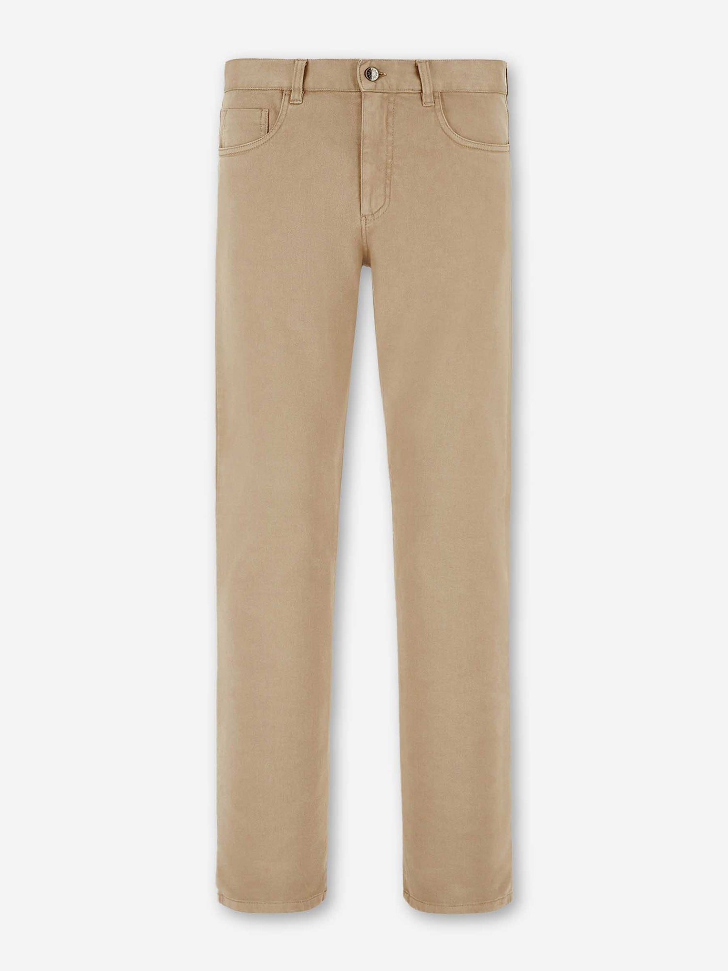 Canali Hombre Barcelona Jeans Straight Algodón color Beige sku 522-002764 02 - Foto 1