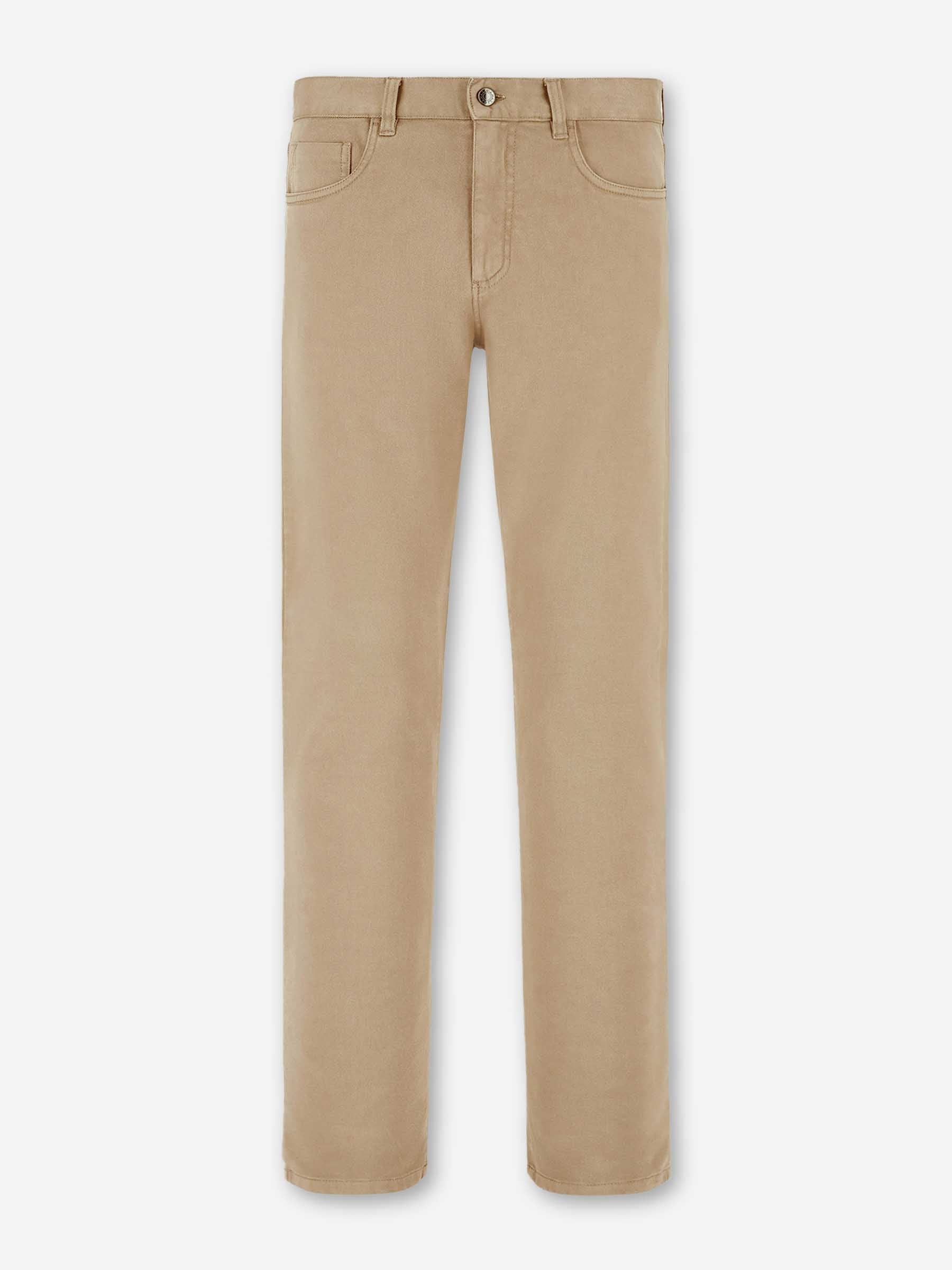 Outlet online Canali Hombre Jeans Straight Algodón color Beige sku 522-002764 02 - Foto 1