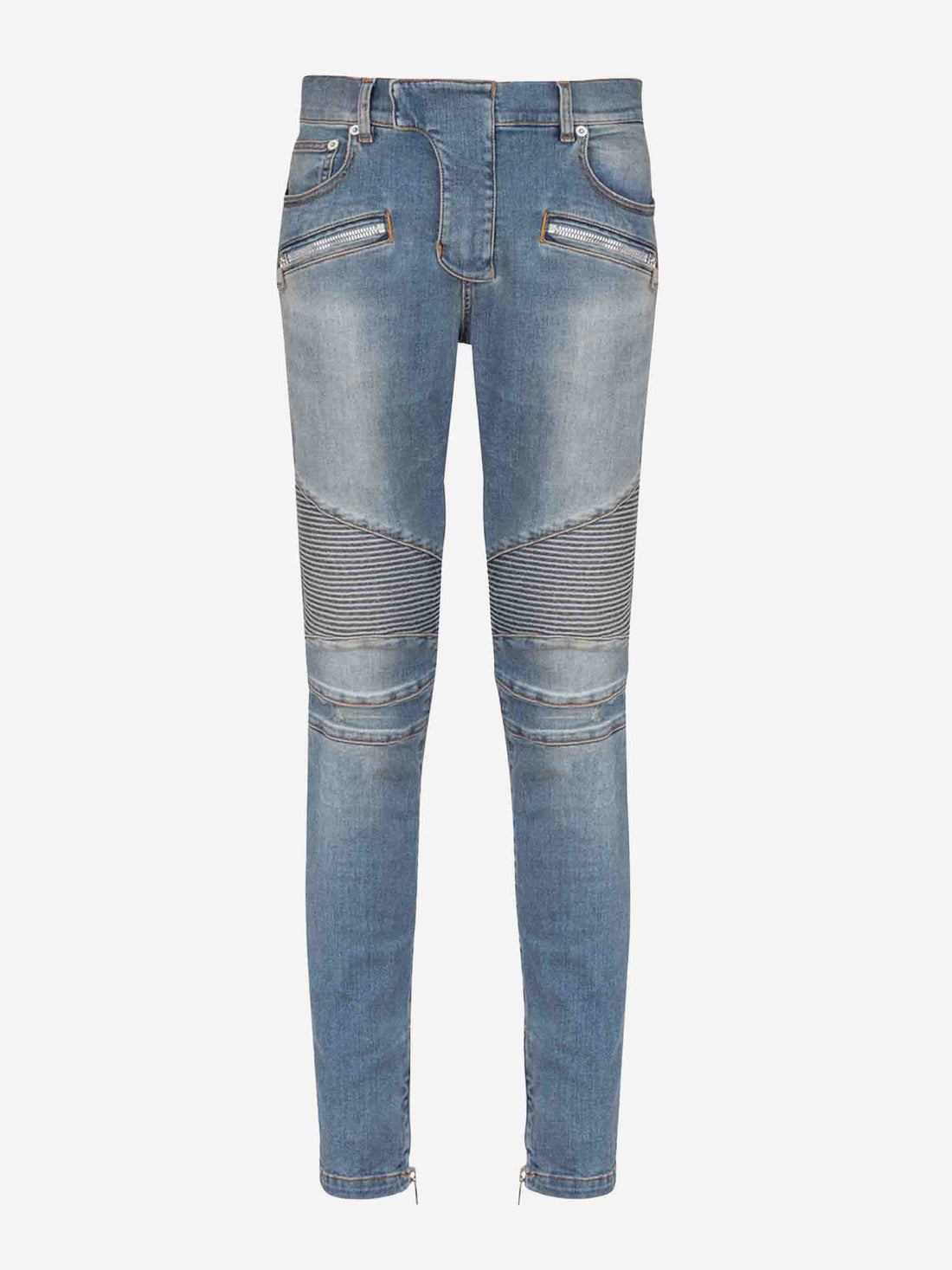 Outlet online Balmain Hombre Jeans Slim Biker color Azul sku 522-002765 01 - Foto 1