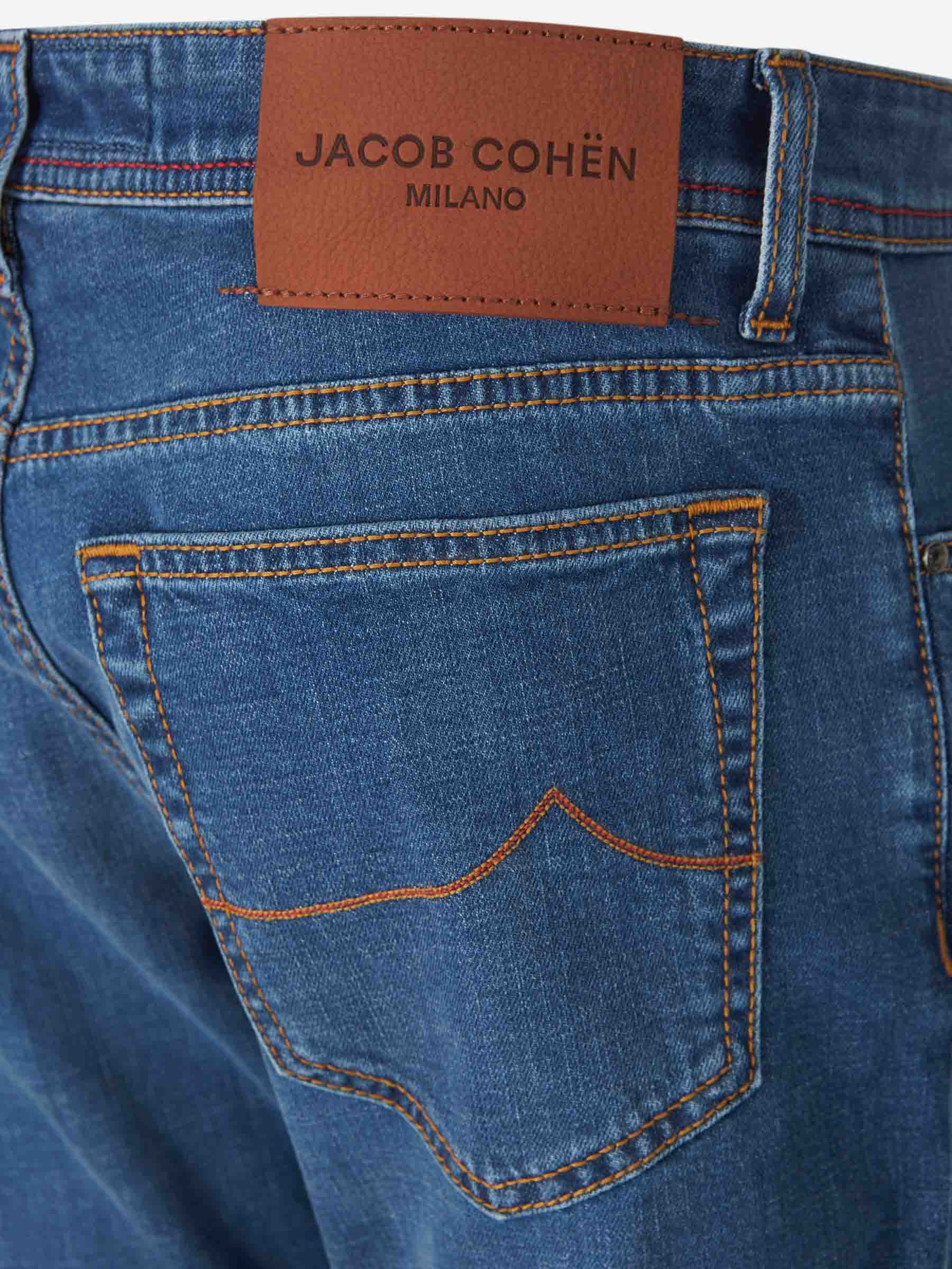 Outlet online Jacob Cohën Hombre Jeans Slim Bard color Azul sku 522-002770 01 - Foto 4