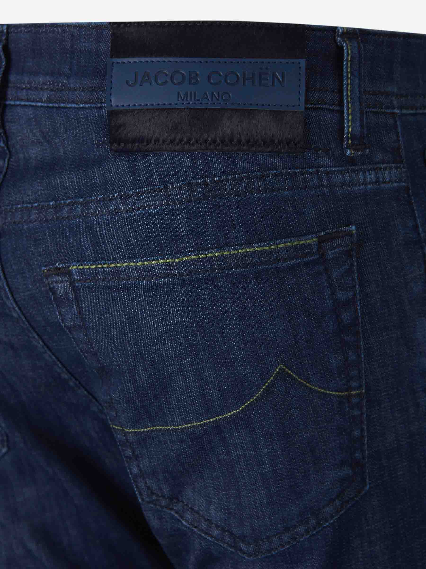 Outlet online Jacob Cohën Hombre Jeans Slim Bard color Azul Denim Oscuro sku 522-002772 01 - Foto 4