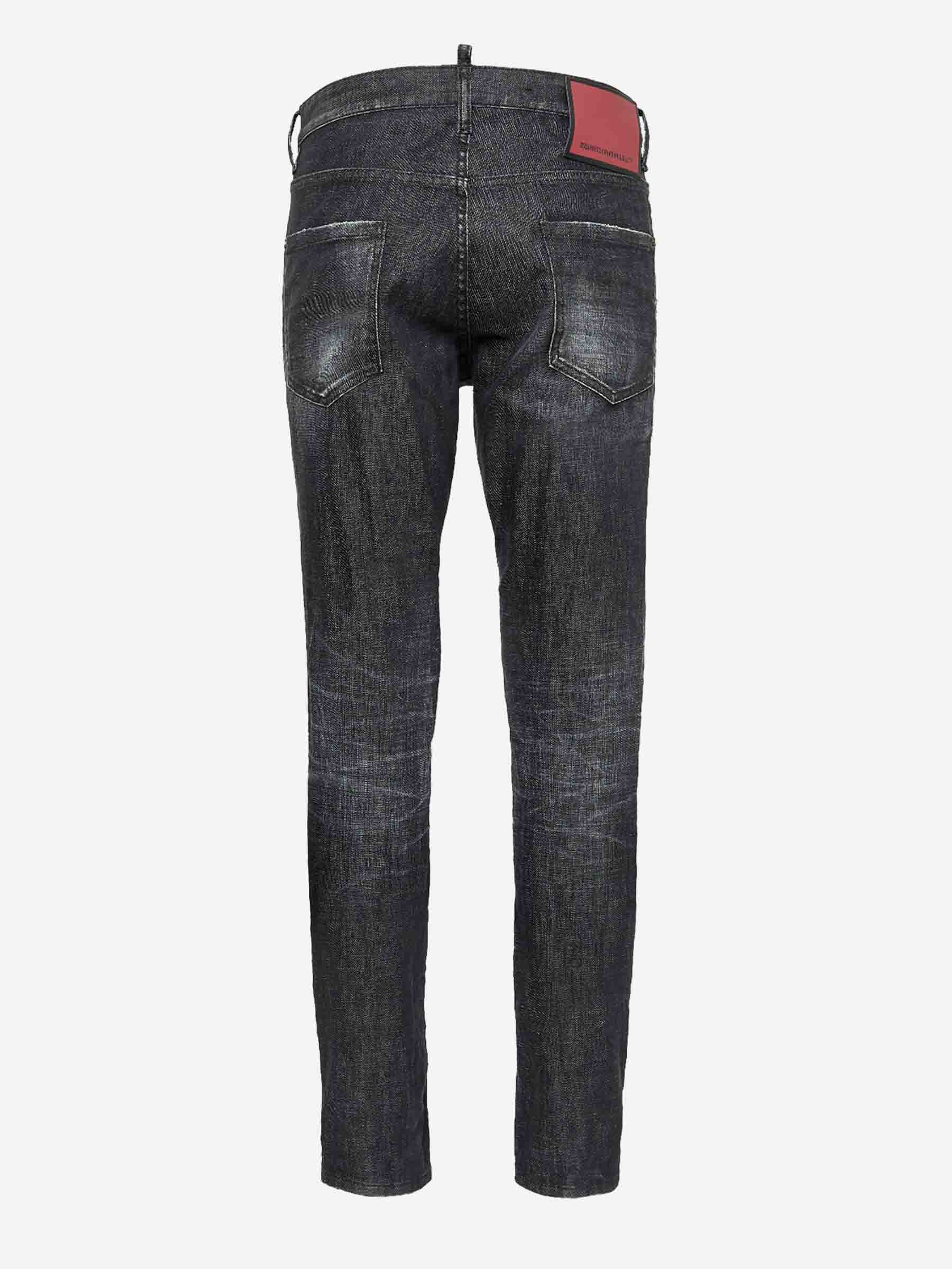 Dsquared2 Hombre Barcelona Jeans Straight Denim color Negro sku 522-002794 01 - Foto 4