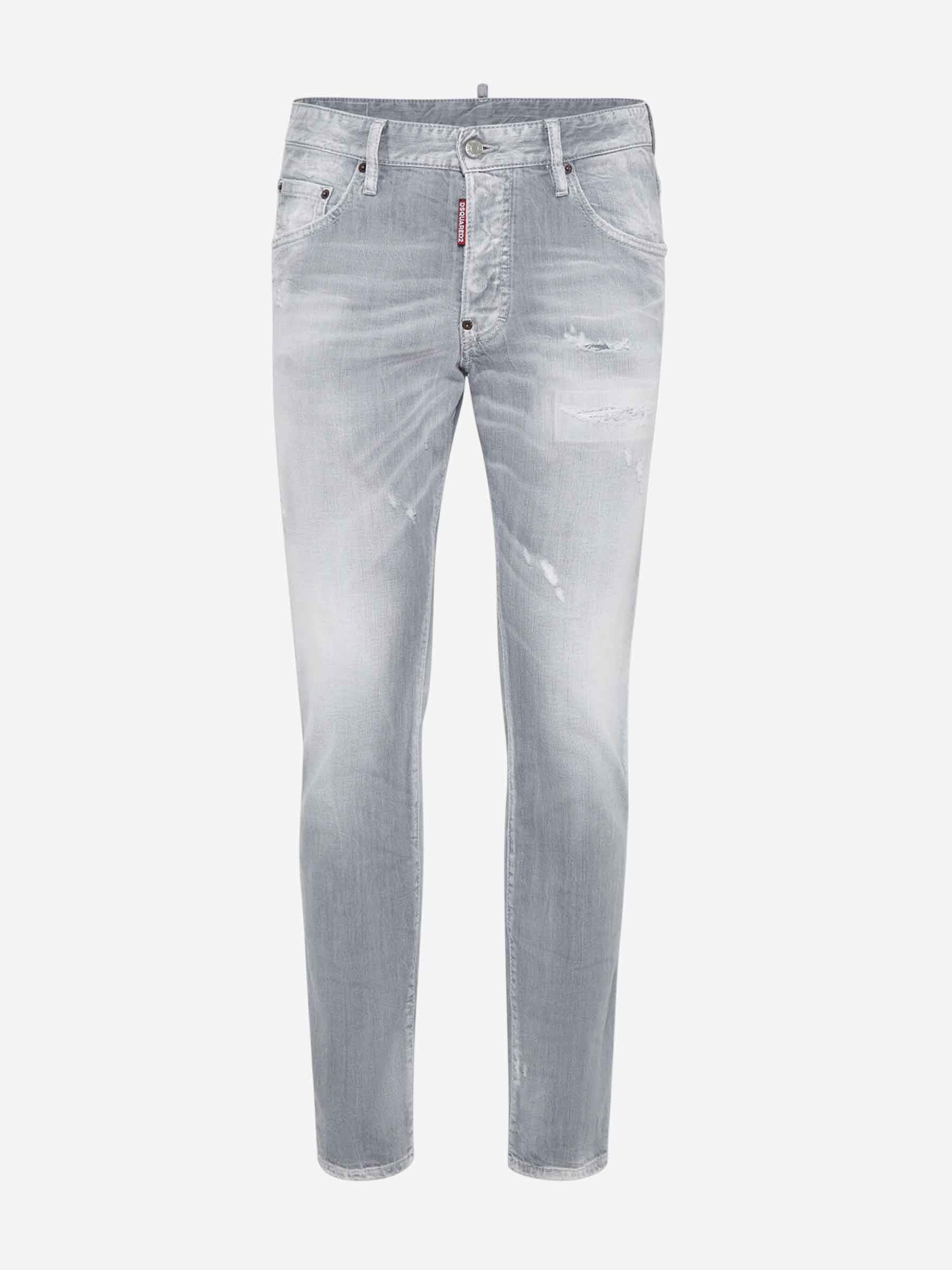 Outlet online Dsquared2 Hombre Jeans Straight Skater color Gris Piedra sku 522-002799 01 - Foto 1