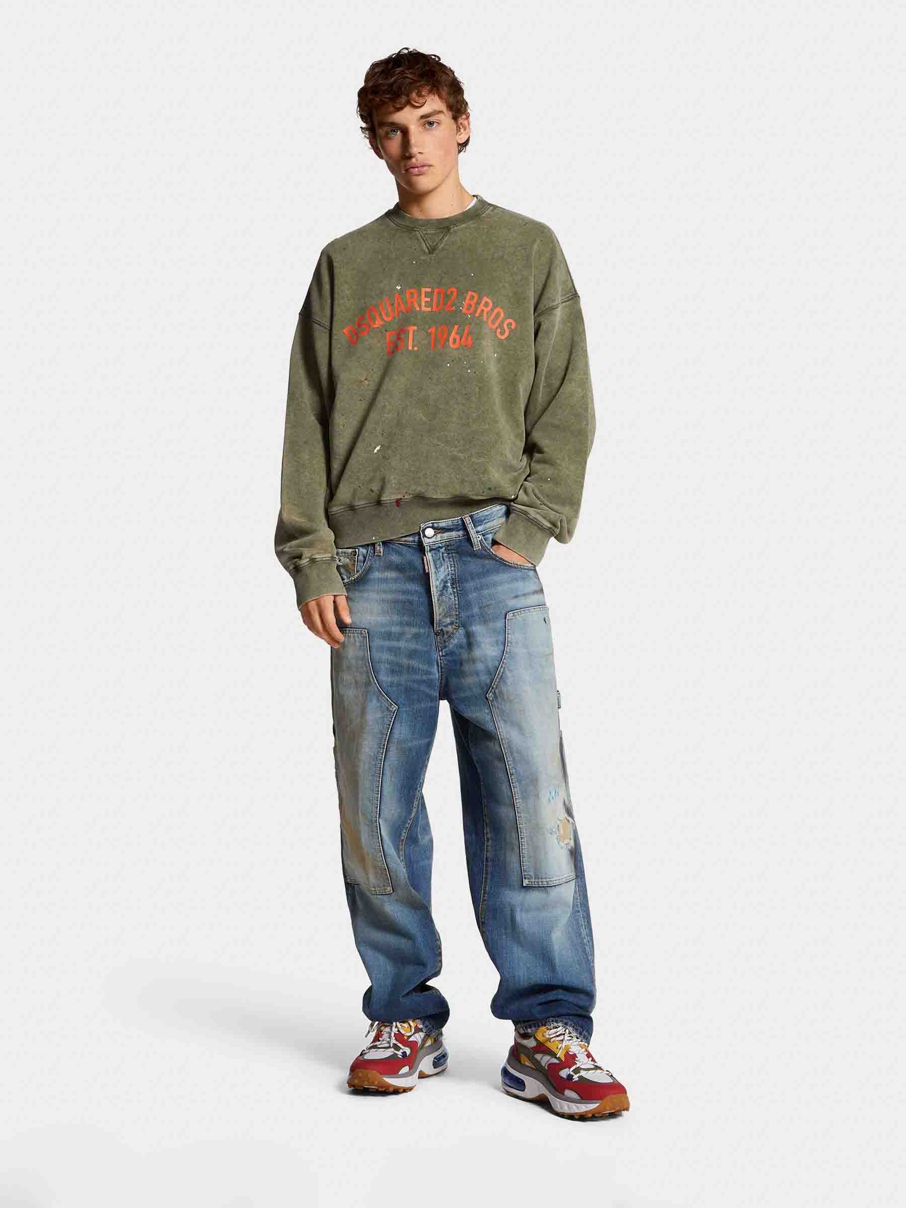 Dsquared2 Hombre Barcelona Jeans Wide Leg Carpenter color Azul sku 522-002801 01 - Foto 2
