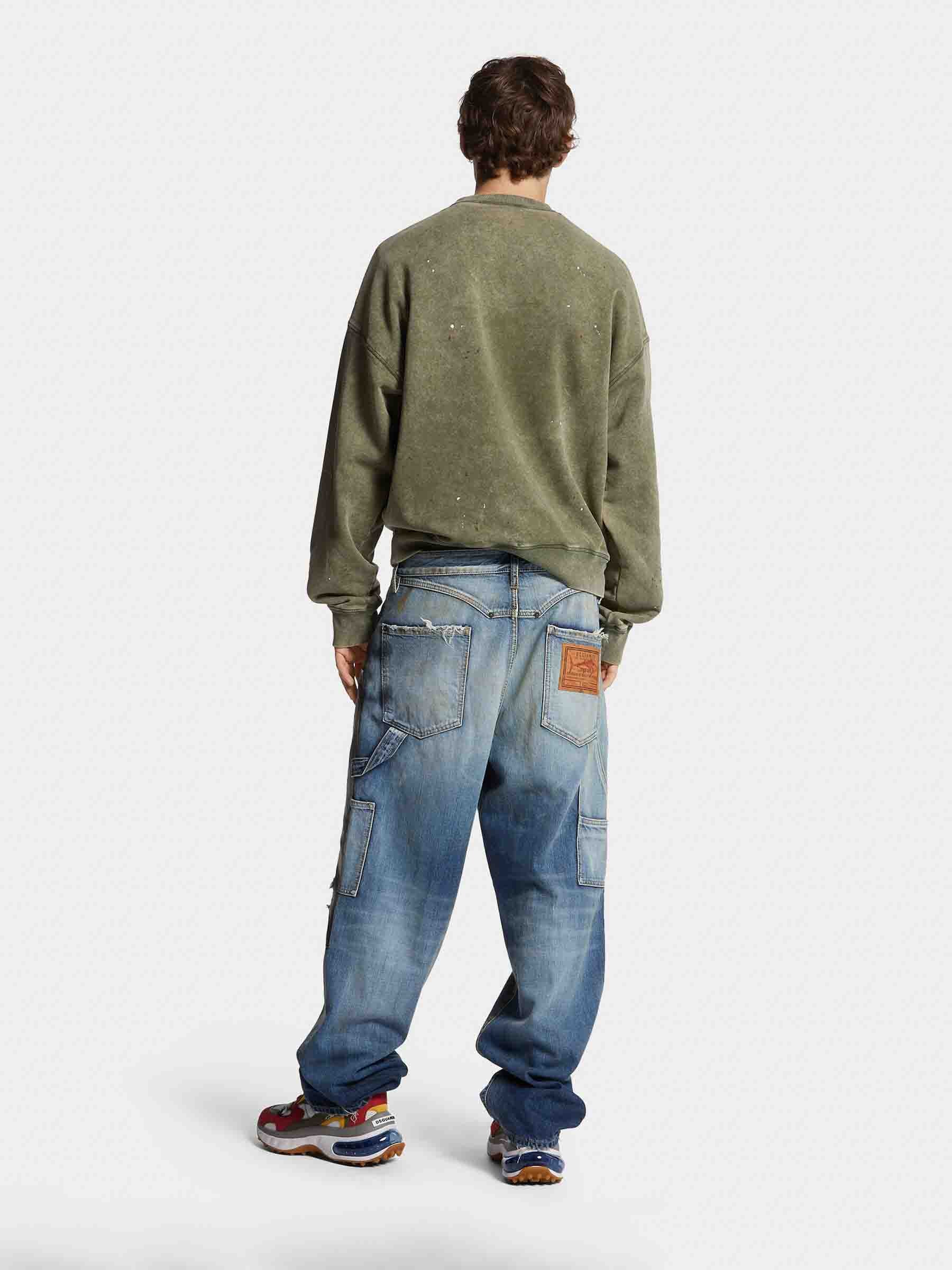 Dsquared2 Hombre Barcelona Jeans Wide Leg Carpenter color Azul sku 522-002801 01 - Foto 3
