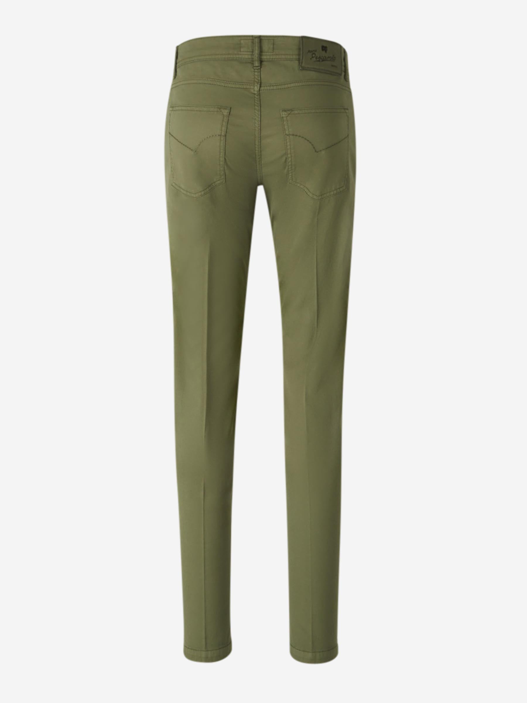 Outlet online Marco Pescarolo Hombre Jeans Straight Nerano color Verde sku 522-002802 02 - Foto 2