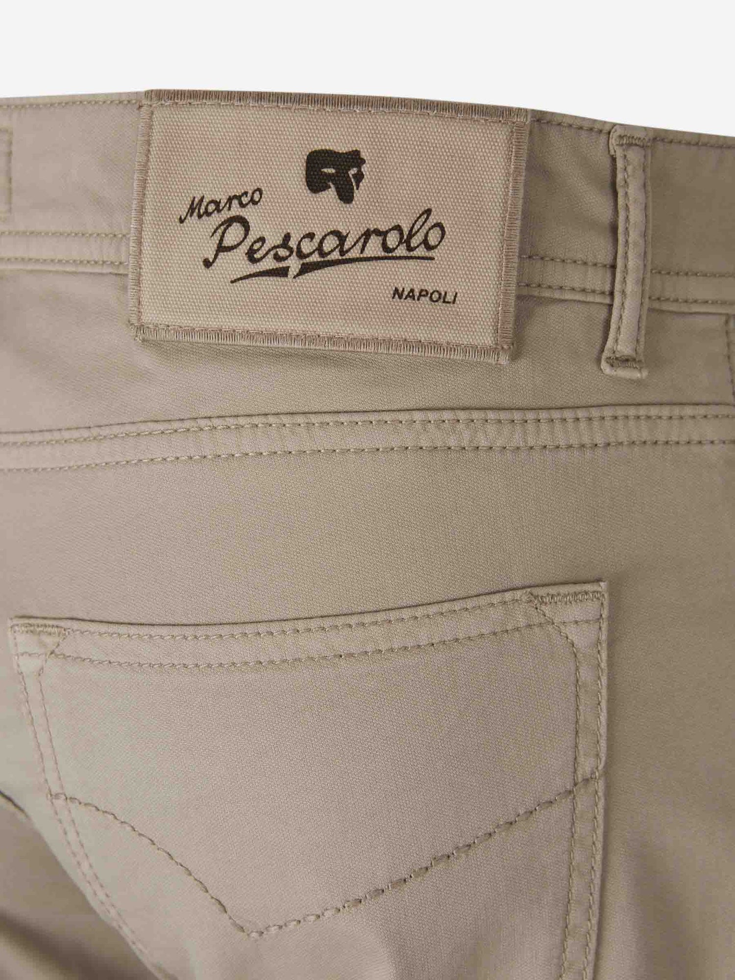 Marco Pescarolo Hombre Barcelona Jeans Straight Nerano color Taupe sku 522-002802 04 - Foto 4