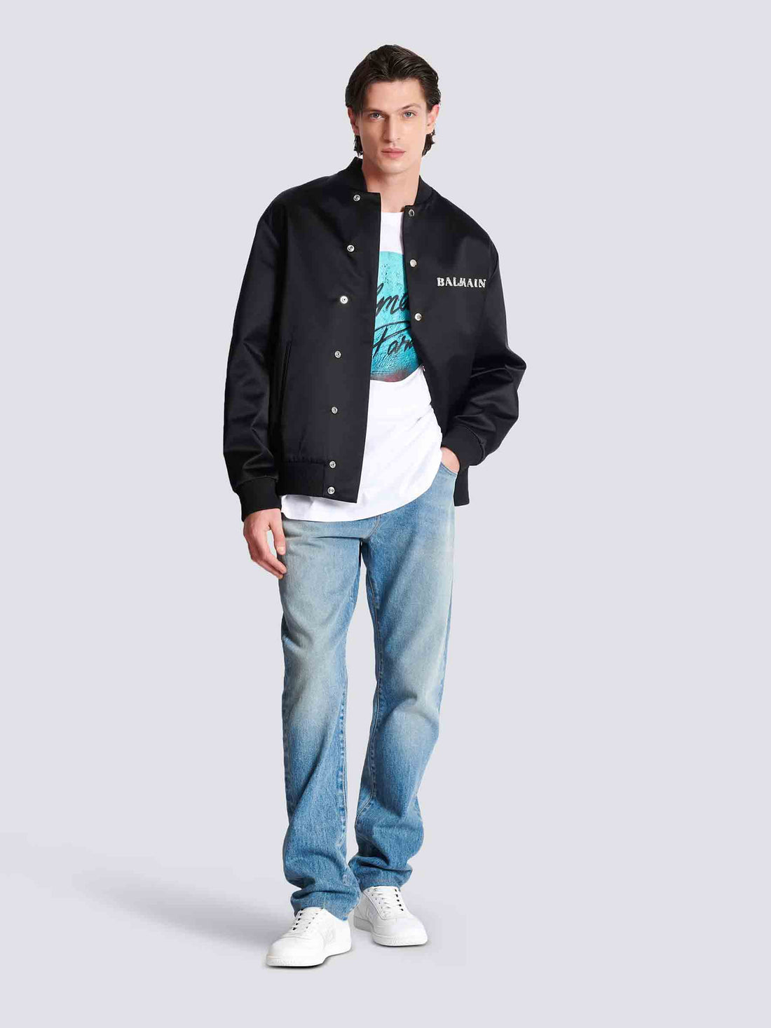 Balmain Hombre Barcelona Jeans Straight Denim color Azul sku 522-002807 01 - Foto 2