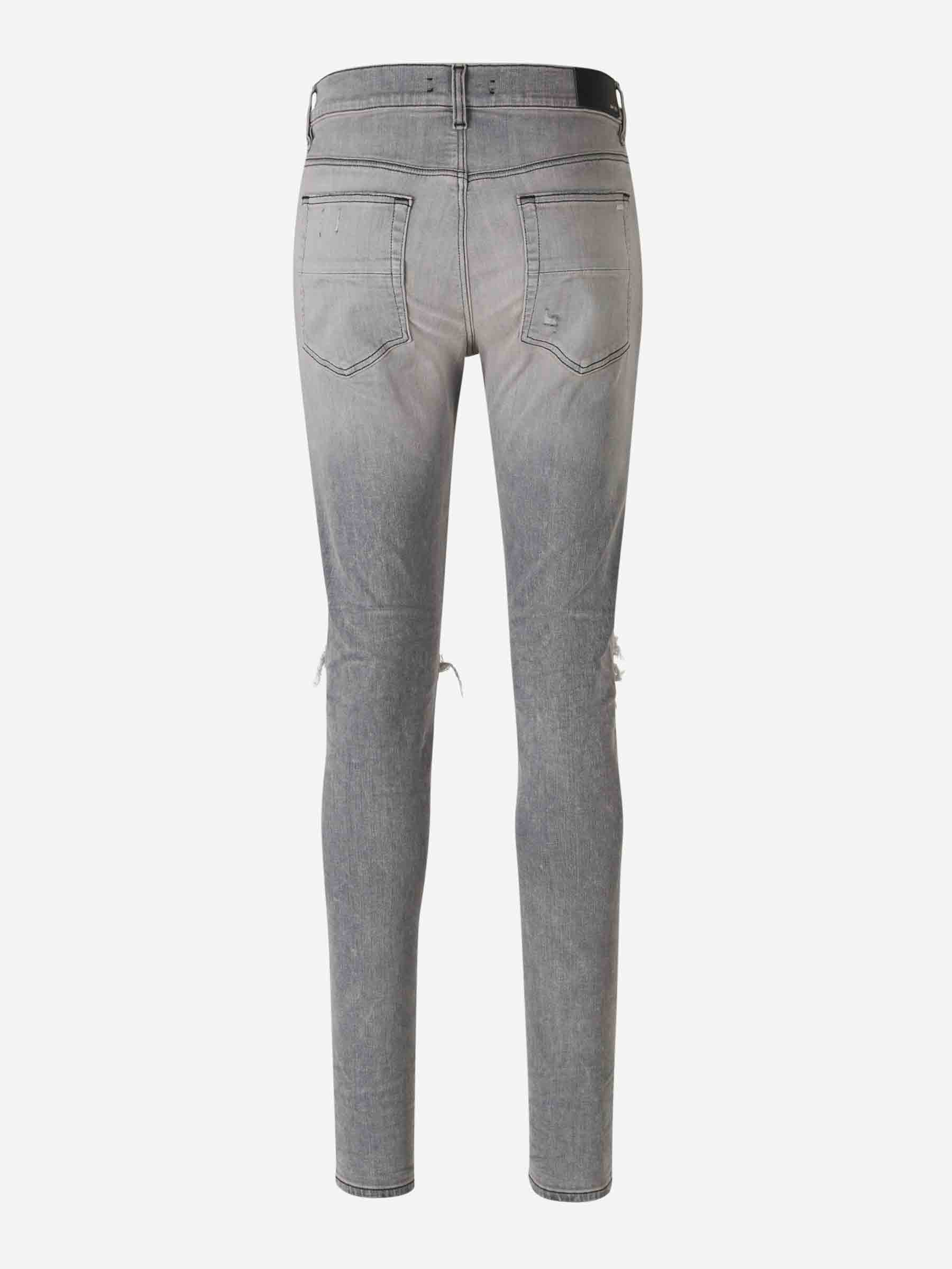 Outlet online Amiri Hombre Jeans Straight Algodón color Gris Piedra sku 522-002812 01 - Foto 2