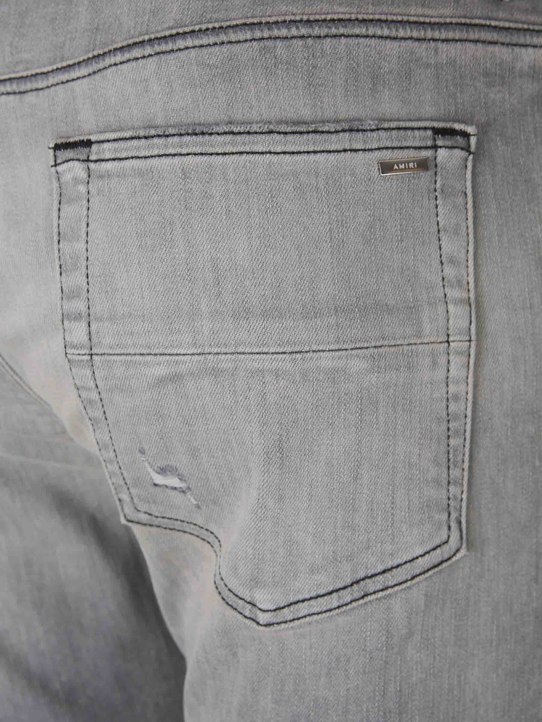 Outlet online Amiri Hombre Jeans Straight Algodón color Gris Piedra sku 522-002812 01 - Foto 5