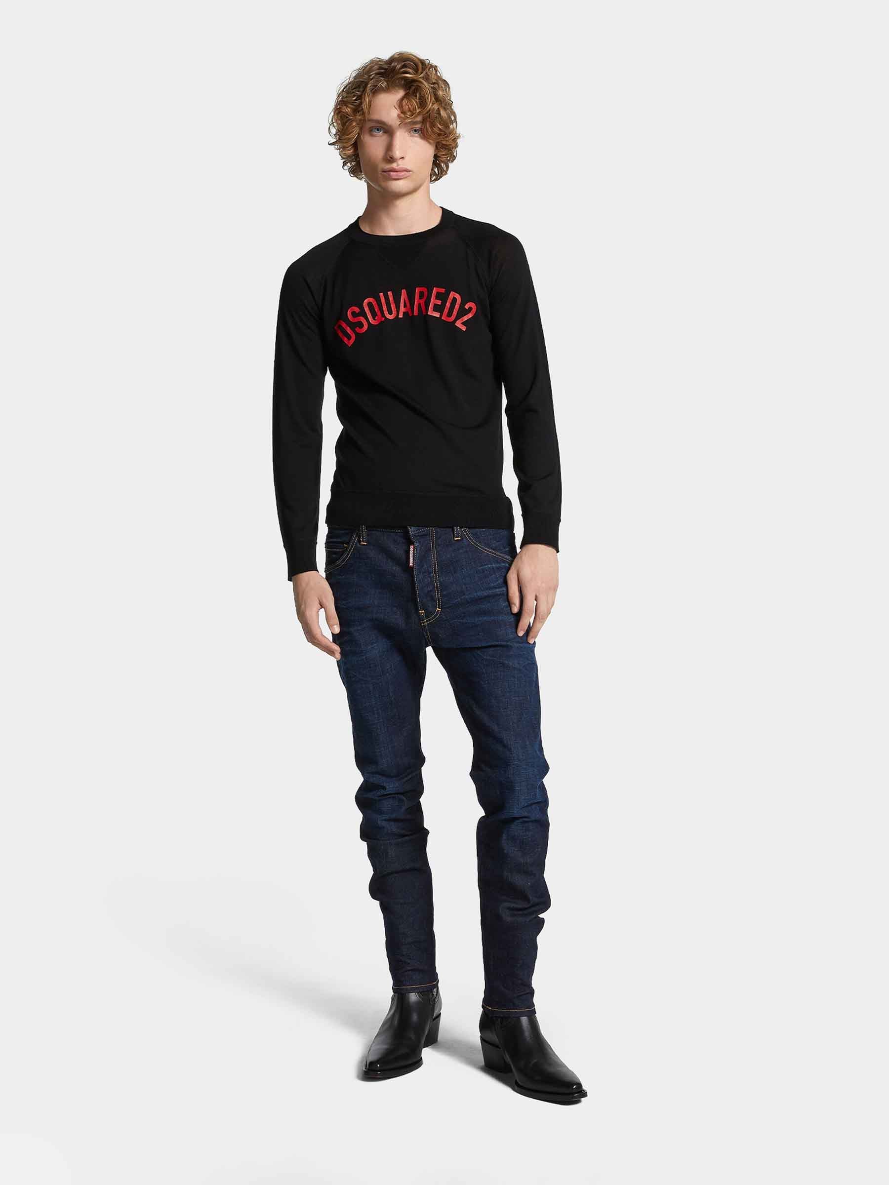 Outlet online Dsquared2 Hombre Jeans Straight Algodón color Azul sku 522-002837 01 - Foto 2
