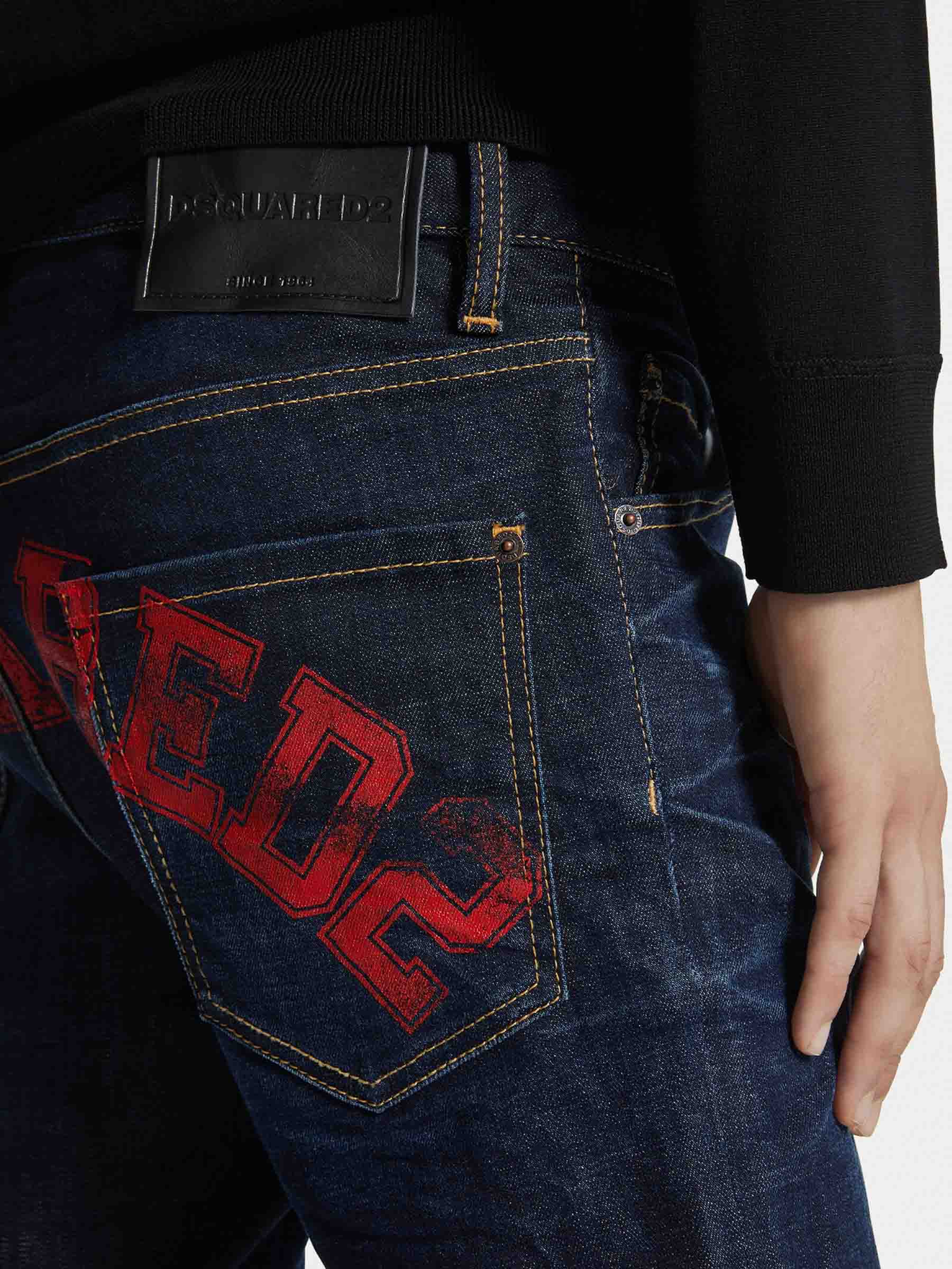 Dsquared2 Hombre Barcelona Jeans Straight Algodón color Azul sku 522-002837 01 - Foto 5