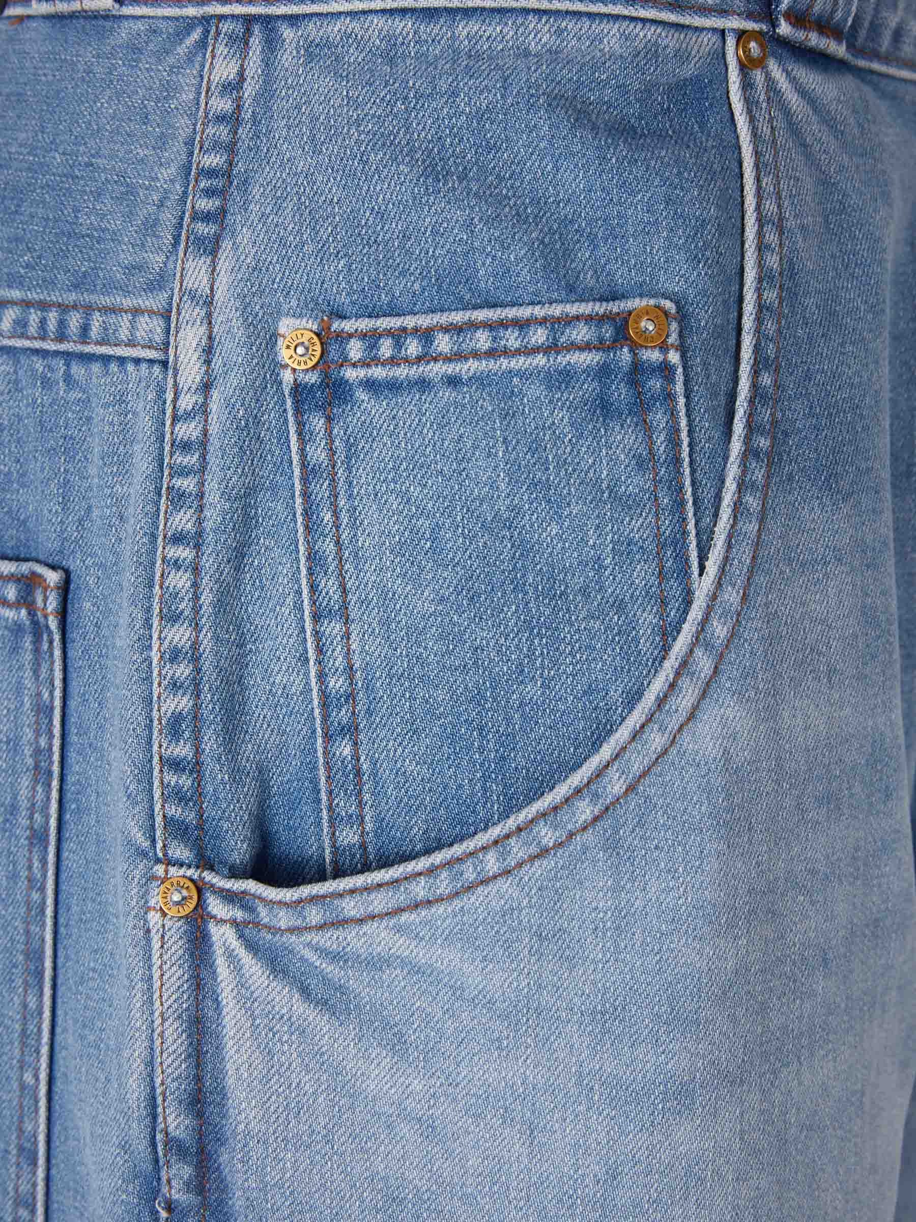 Outlet online Willy Chavarria Hombre Jeans Rectos Bad Boy color Azul sku 522-002840 01 - Foto 3