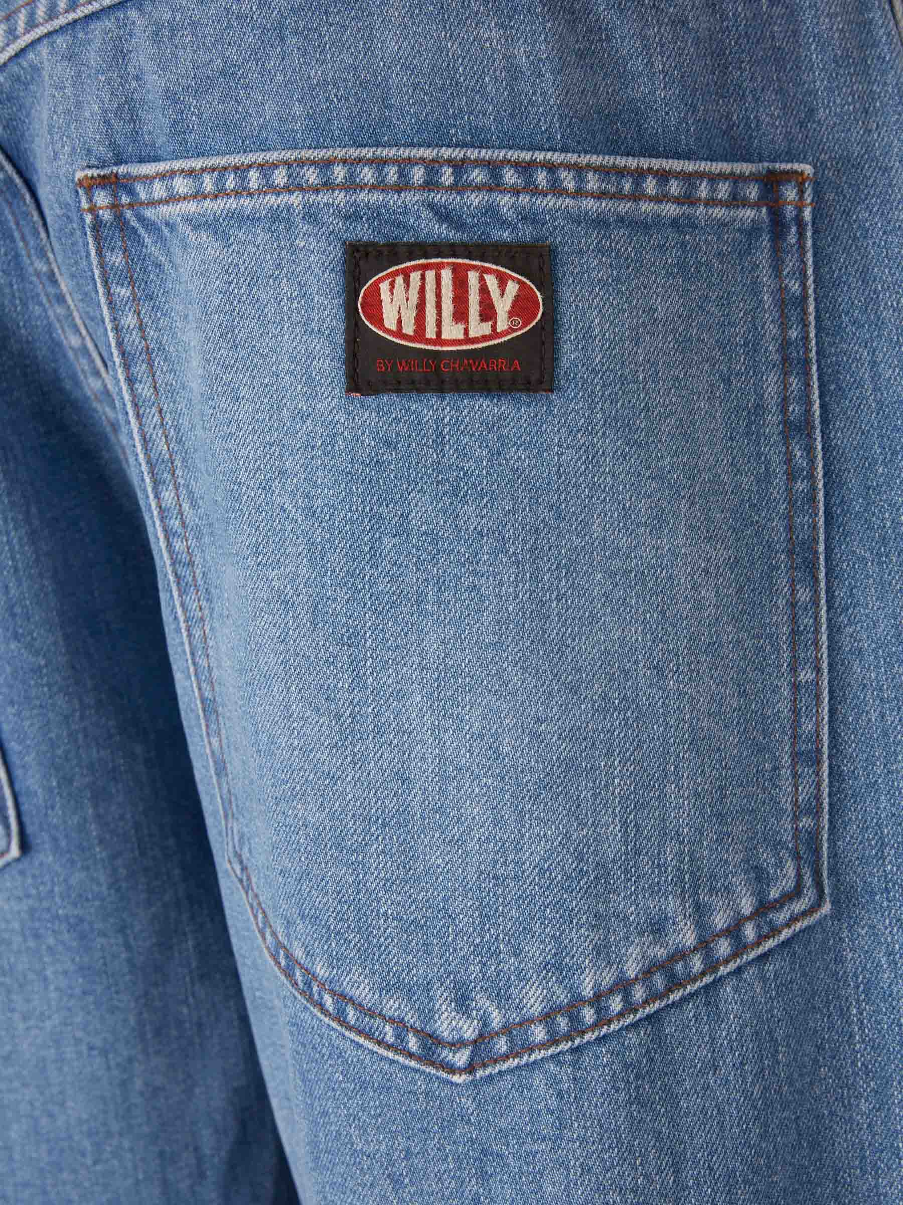 Willy Chavarria Hombre Barcelona Jeans Rectos Bad Boy color Azul sku 522-002840 01 - Foto 4