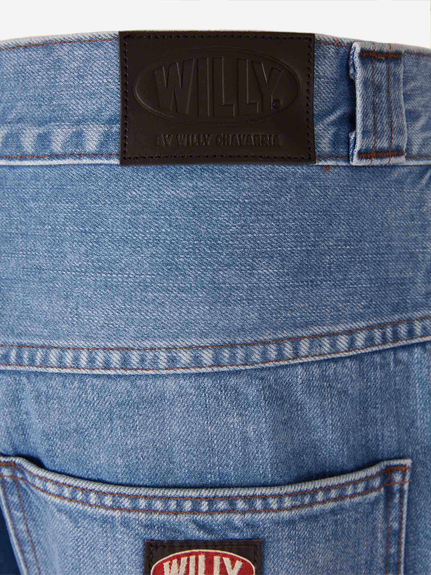 Outlet online Willy Chavarria Hombre Jeans Rectos Bad Boy color Azul sku 522-002840 01 - Foto 5