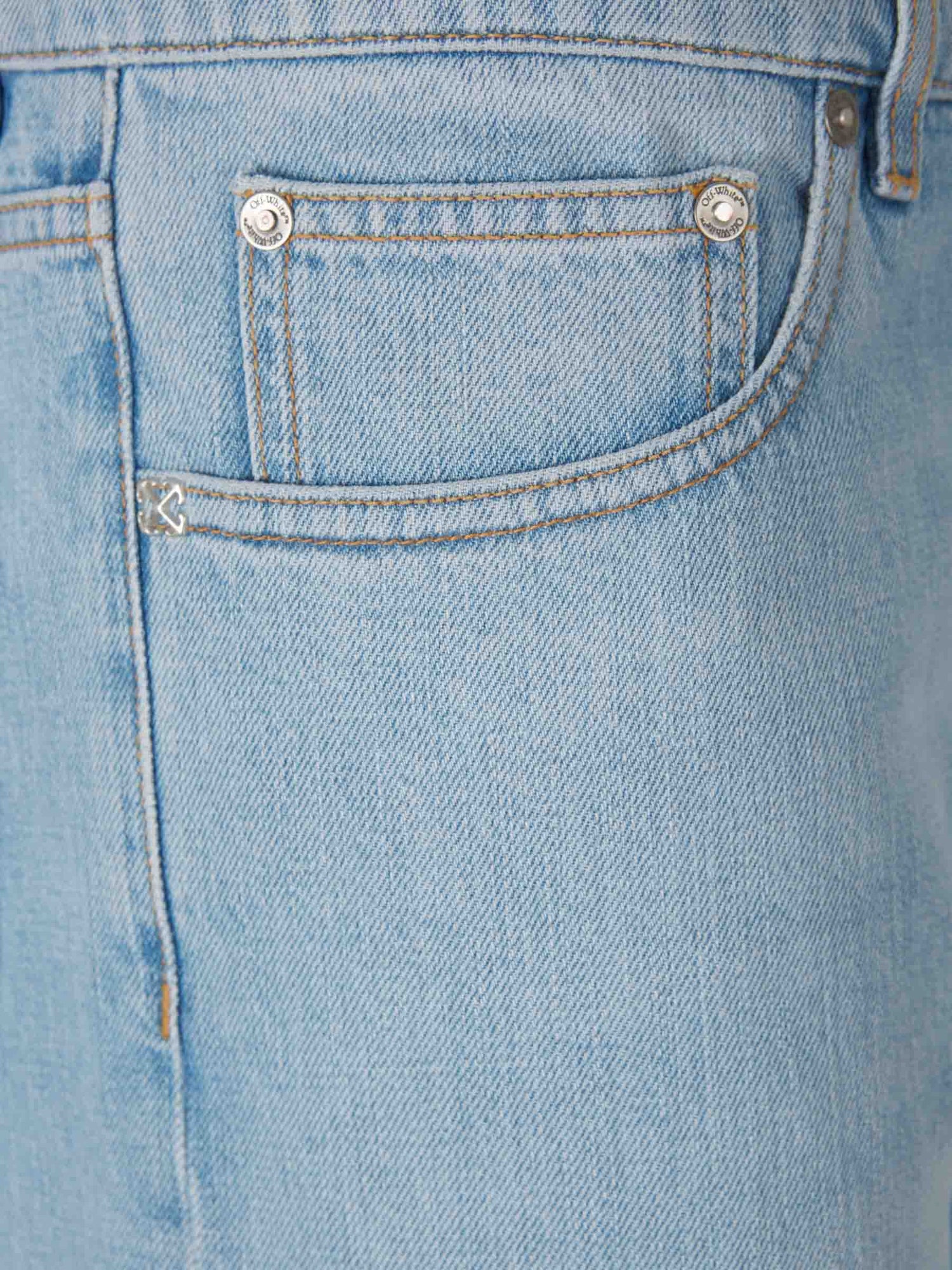 Off-White Hombre Barcelona Jeans Anchos Fresco color Azul sku 522-002846 01 - Foto 3