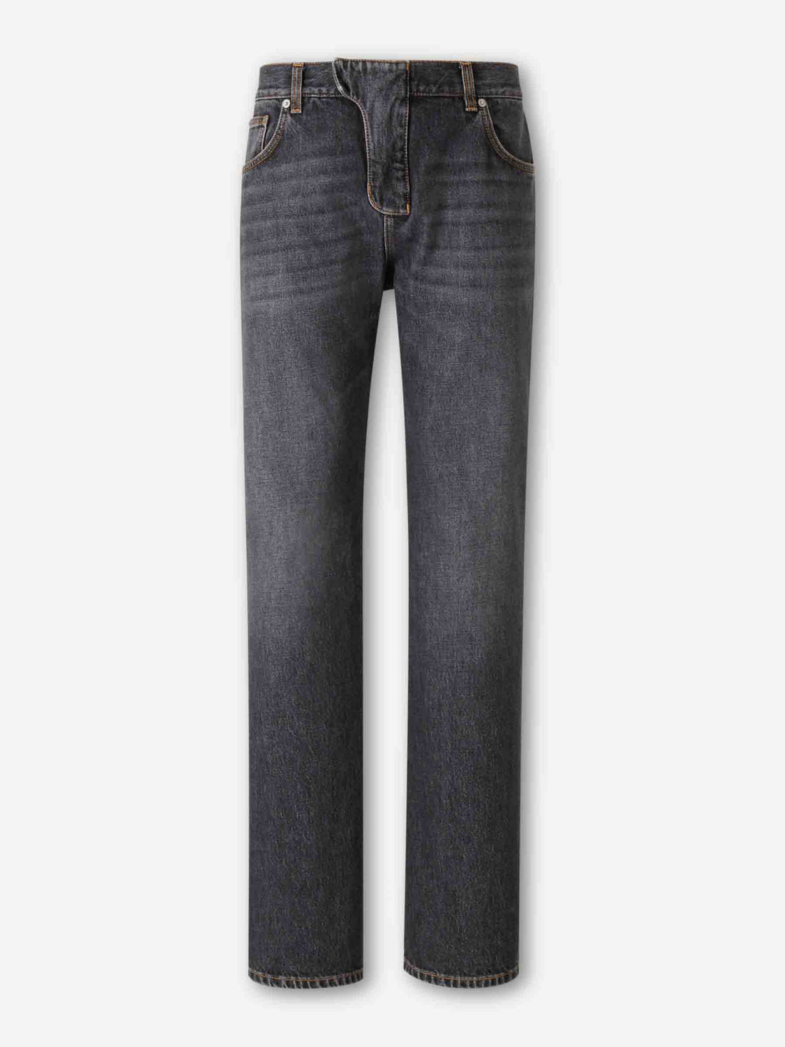 Outlet online Balmain Hombre Jeans Rectos Algodón color Gris Antracita sku 522-002869 01 - Foto 1