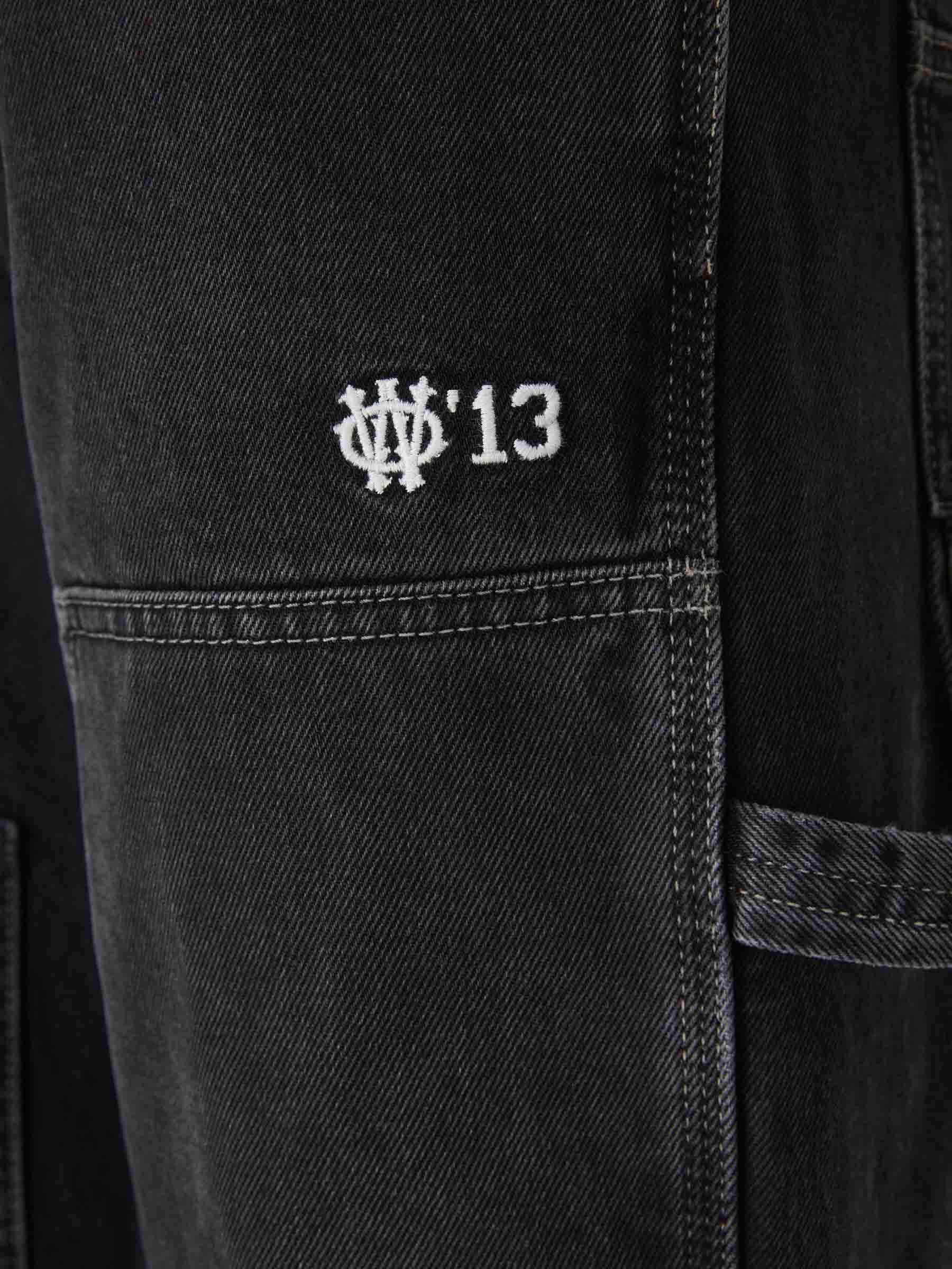 Outlet online Off-White Hombre Jeans Flared Cargo color Negro sku 522-002882 01 - Foto 4