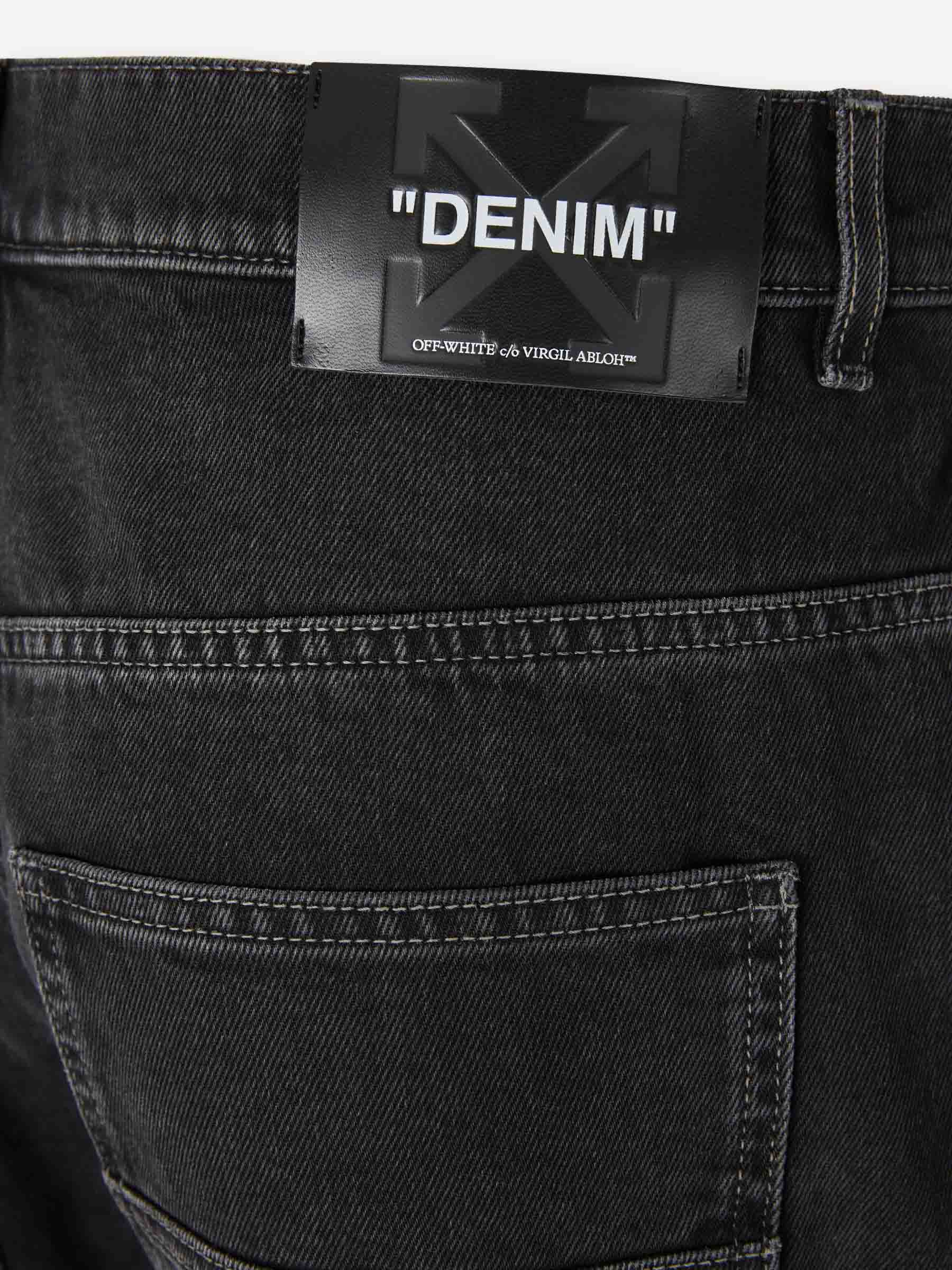 Outlet online Off-White Hombre Jeans Flared Cargo color Negro sku 522-002882 01 - Foto 5