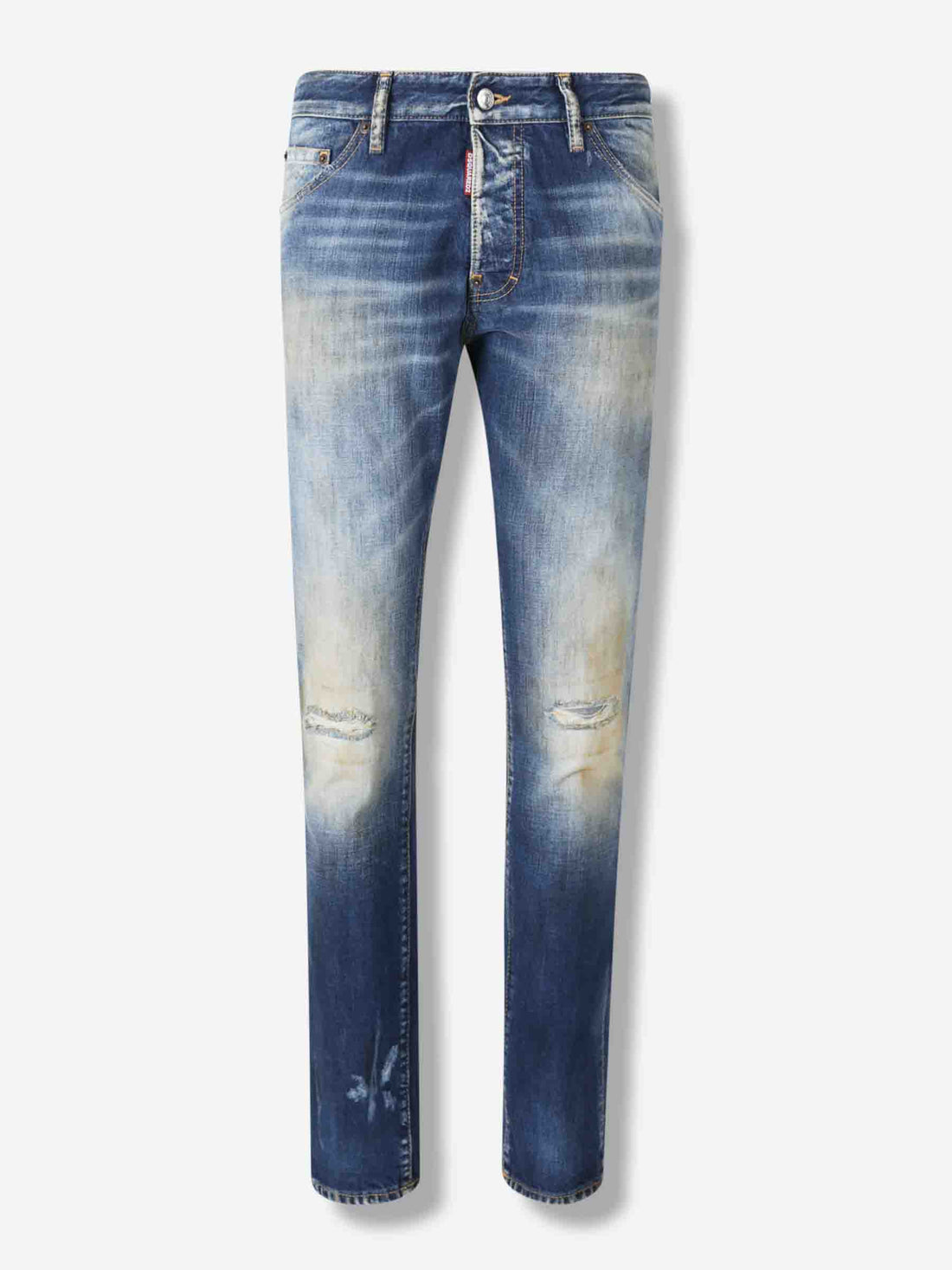 Outlet online Dsquared2 Hombre Jeans Slim Fit color Azul Denim sku 522-002924 01 - Foto 1