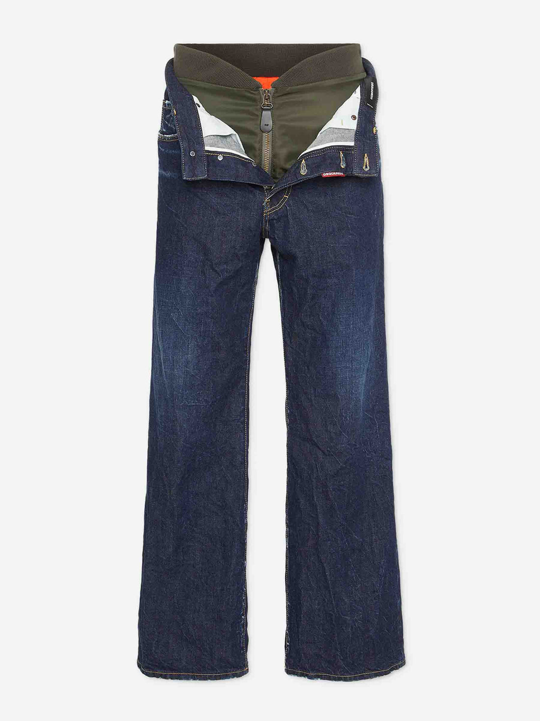 Outlet online Dsquared2 Hombre Jeans Anchos Doble color Azul Denim Oscuro sku 522-002925 01 - Foto 1