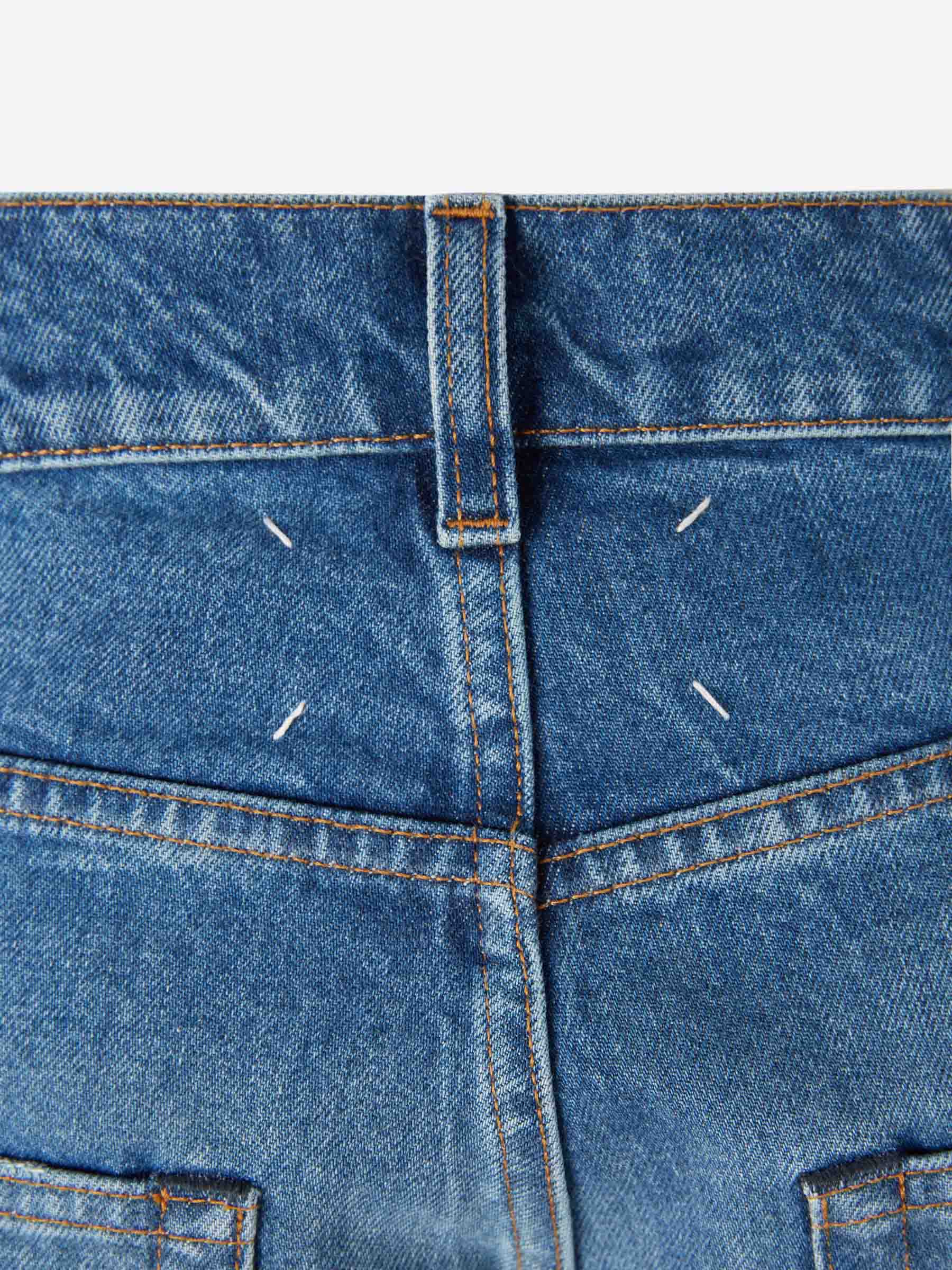 Outlet online Maison Margiela Hombre Jeans Rectos Anchos color Azul Denim sku 522-002934 01 - Foto 4