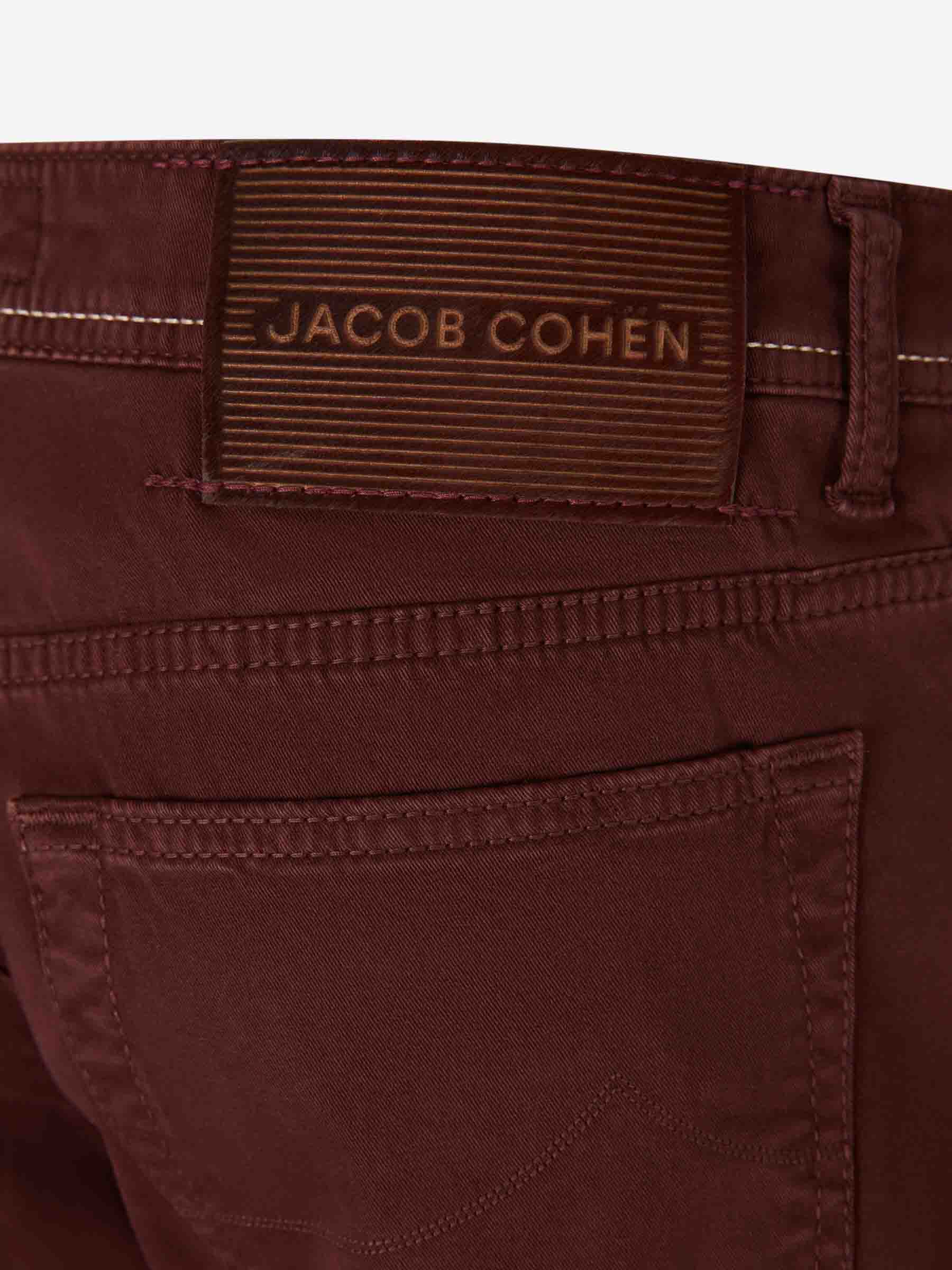 Outlet online Jacob Cohën Hombre Pantalones Rectos Bard color Burdeos sku 522-002953 06 - Foto 4