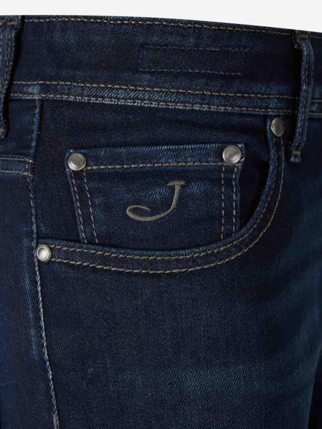 Outlet online Jacob Cohën Hombre Jeans Rectos color Azul Denim Oscuro sku 522-002962 01 - Foto 3