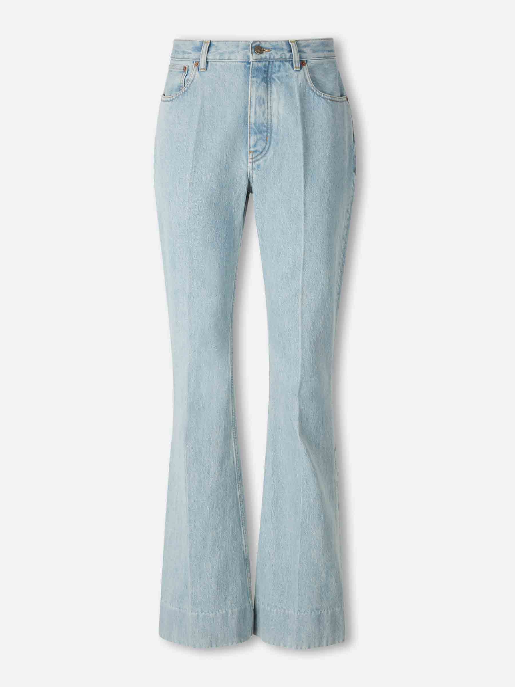Outlet online Valentino Hombre Jeans Flared Algodón color Azul Denim sku 522-002984 01 - Foto 1