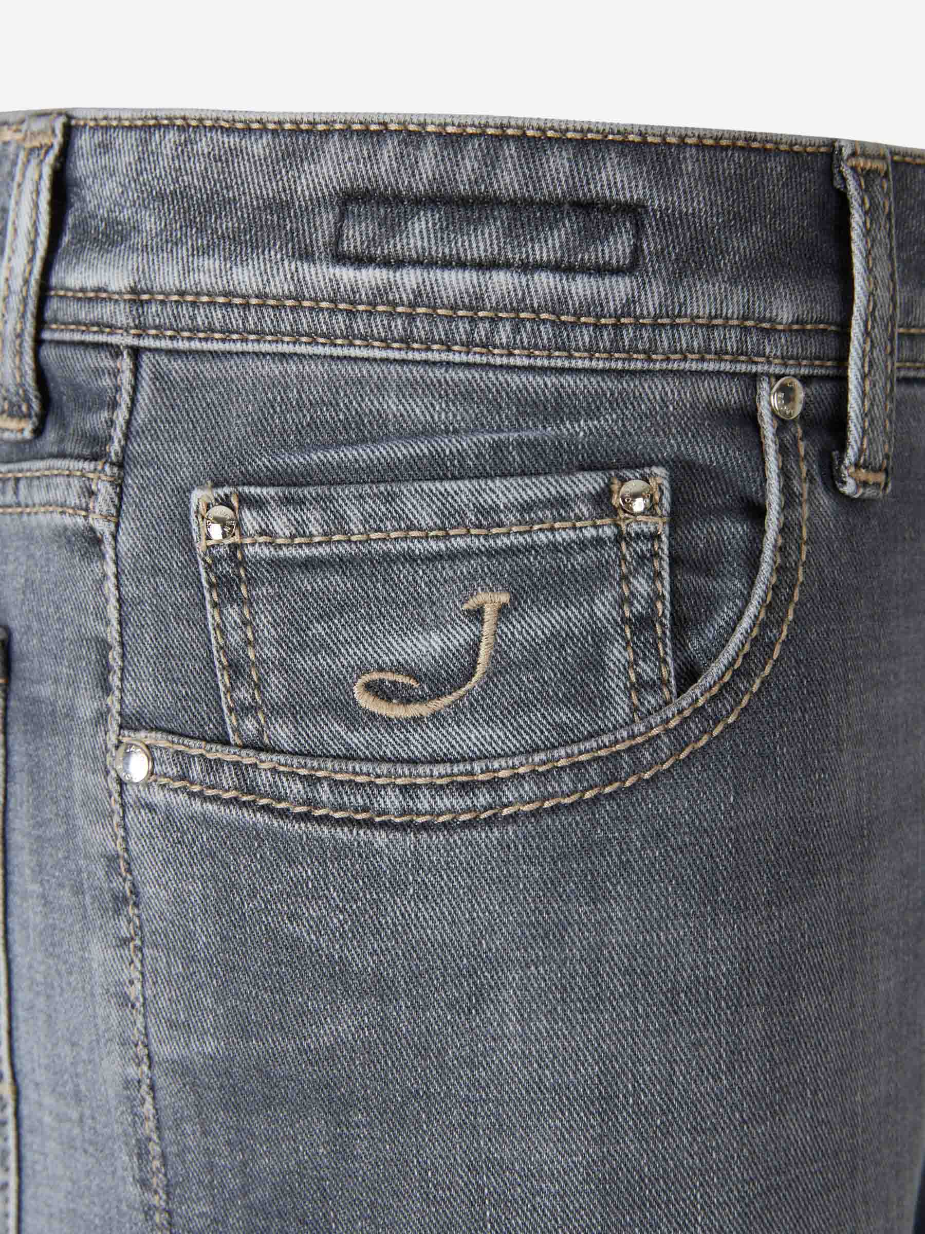 Outlet online Jacob Cohën Hombre Jeans Slim Fit color Gris Antracita sku 522-002994 00 - Foto 3