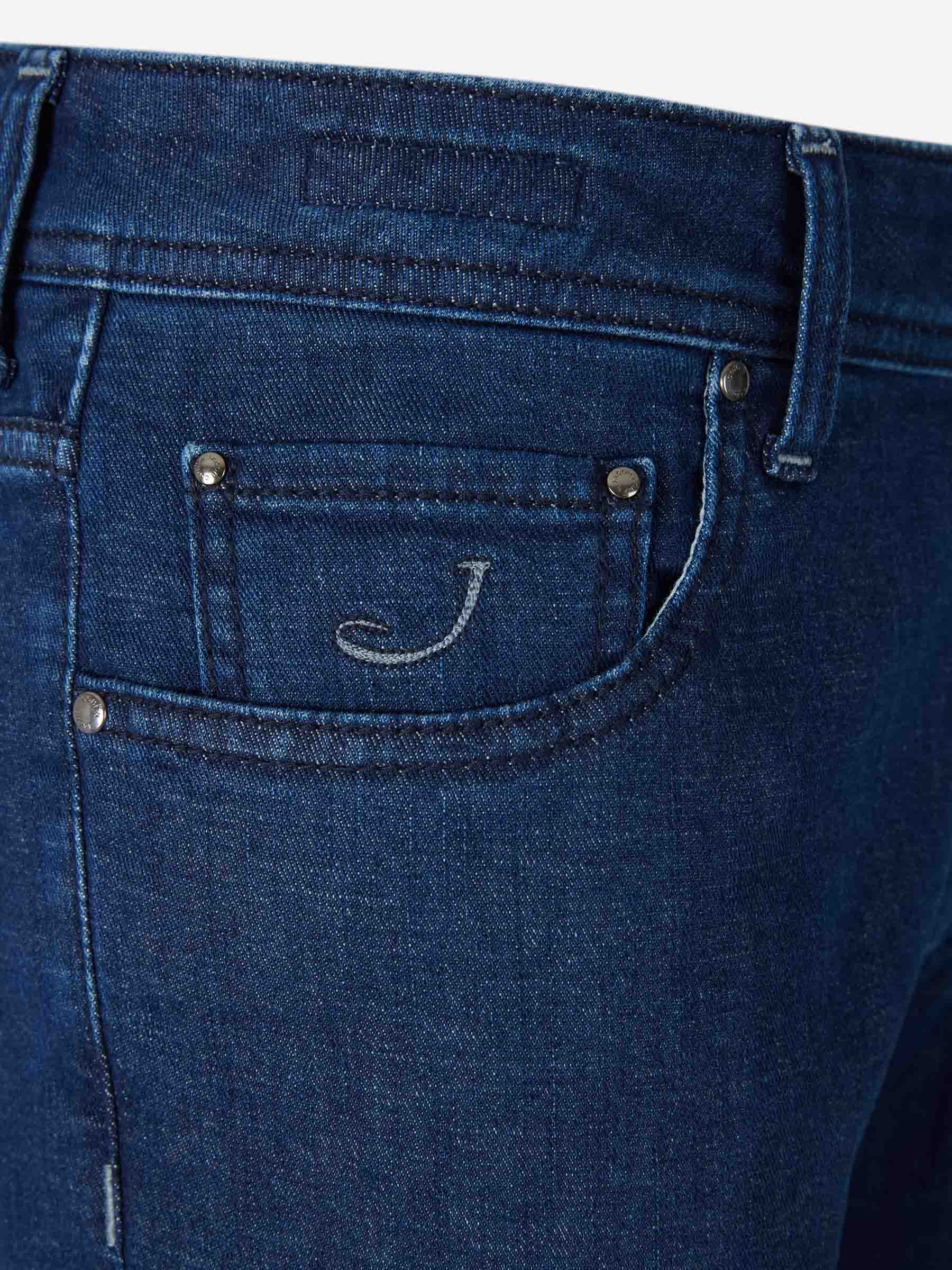 Outlet online Jacob Cohën Hombre Jeans Slim color Azul Denim Oscuro sku 522-003002 01 - Foto 3