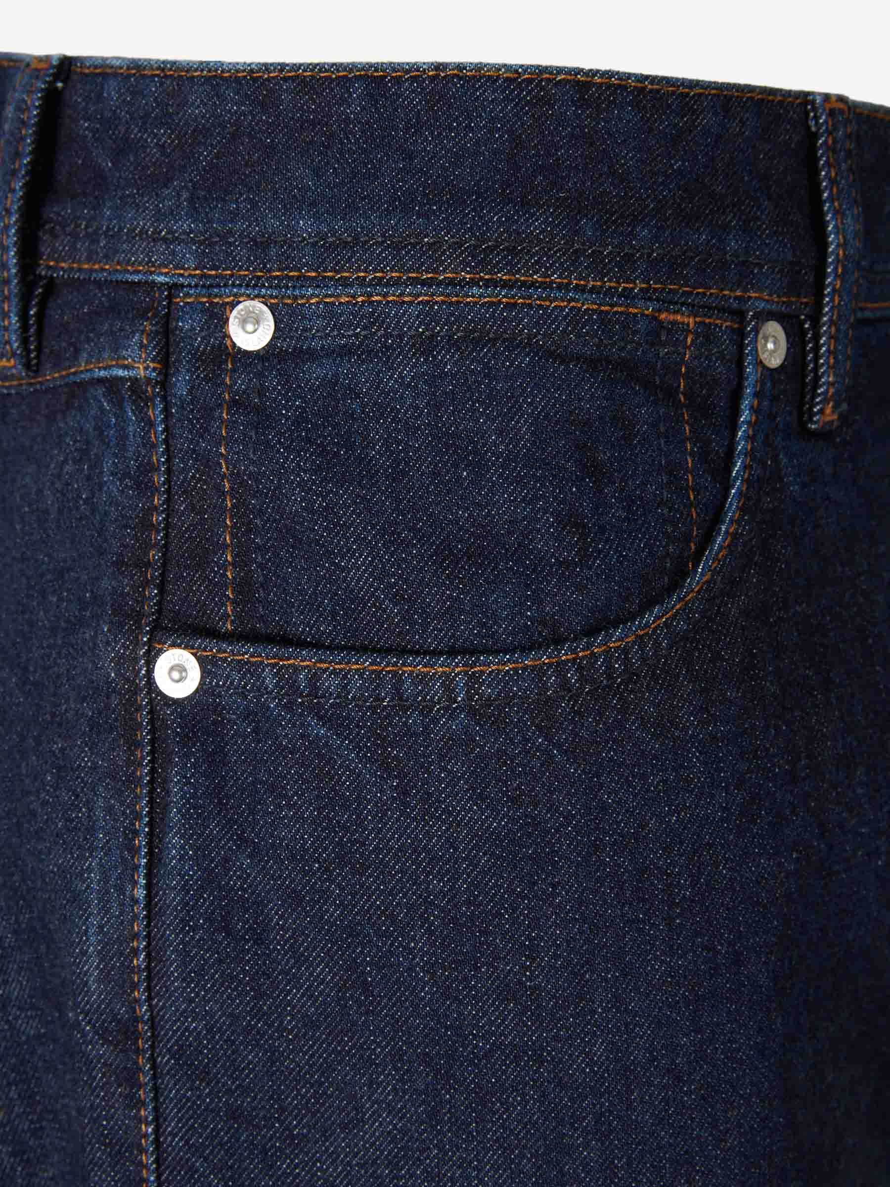 Stone Island Hombre Barcelona Jeans Rectos Algodón color Azul Denim Oscuro sku 522-003023 01 - Foto 3