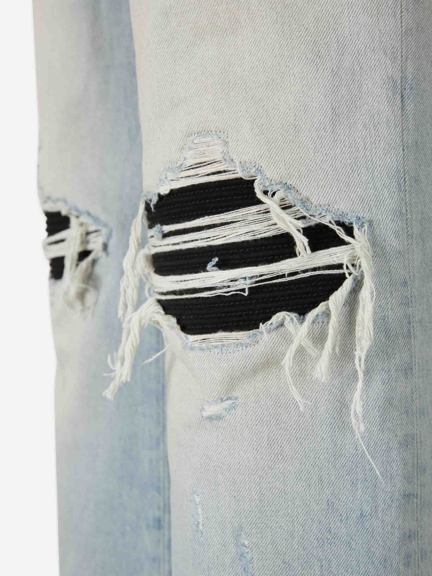 Outlet online Amiri Hombre Jeans Straight Flare color Azul Denim Claro sku 522-003025 01 - Foto 4