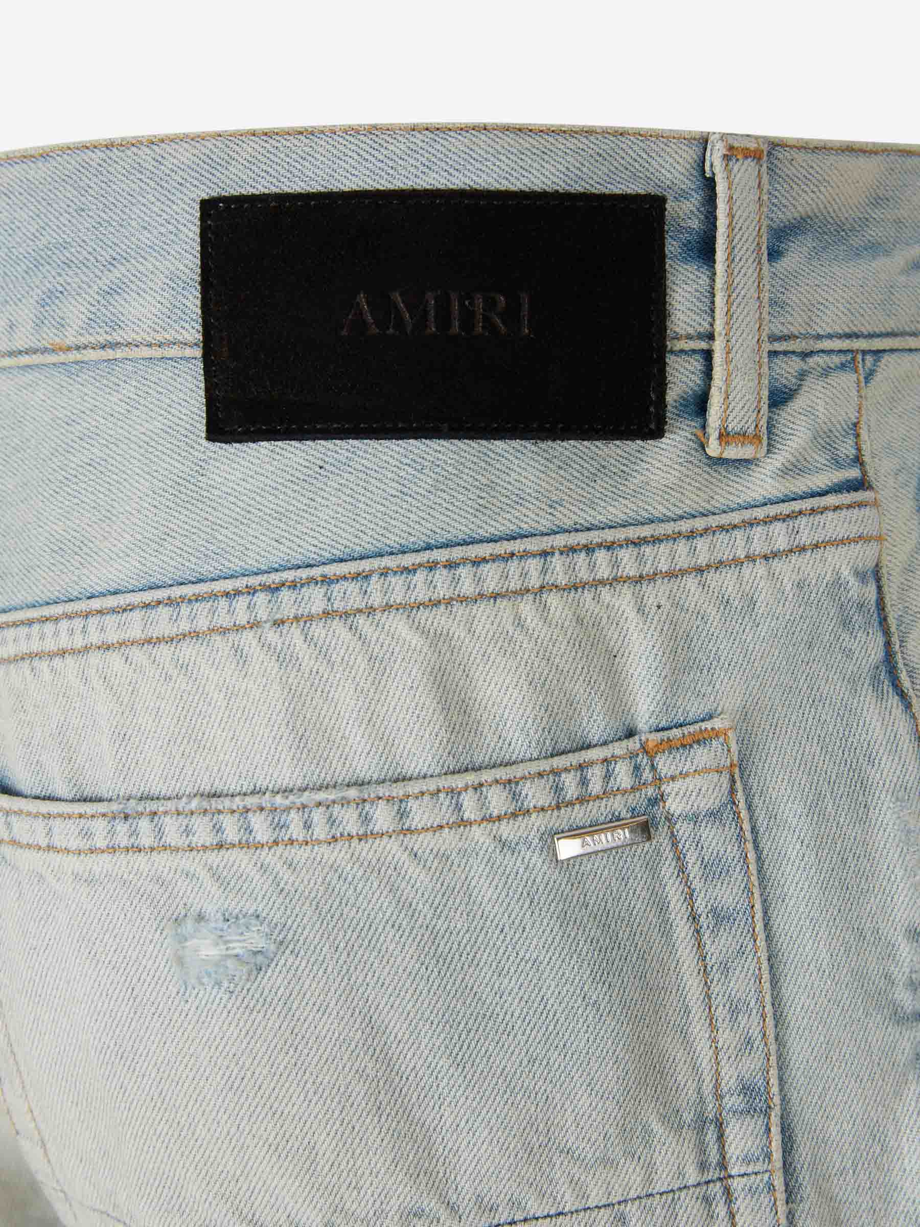 Outlet online Amiri Hombre Jeans Straight Flare color Azul Denim Claro sku 522-003025 01 - Foto 5