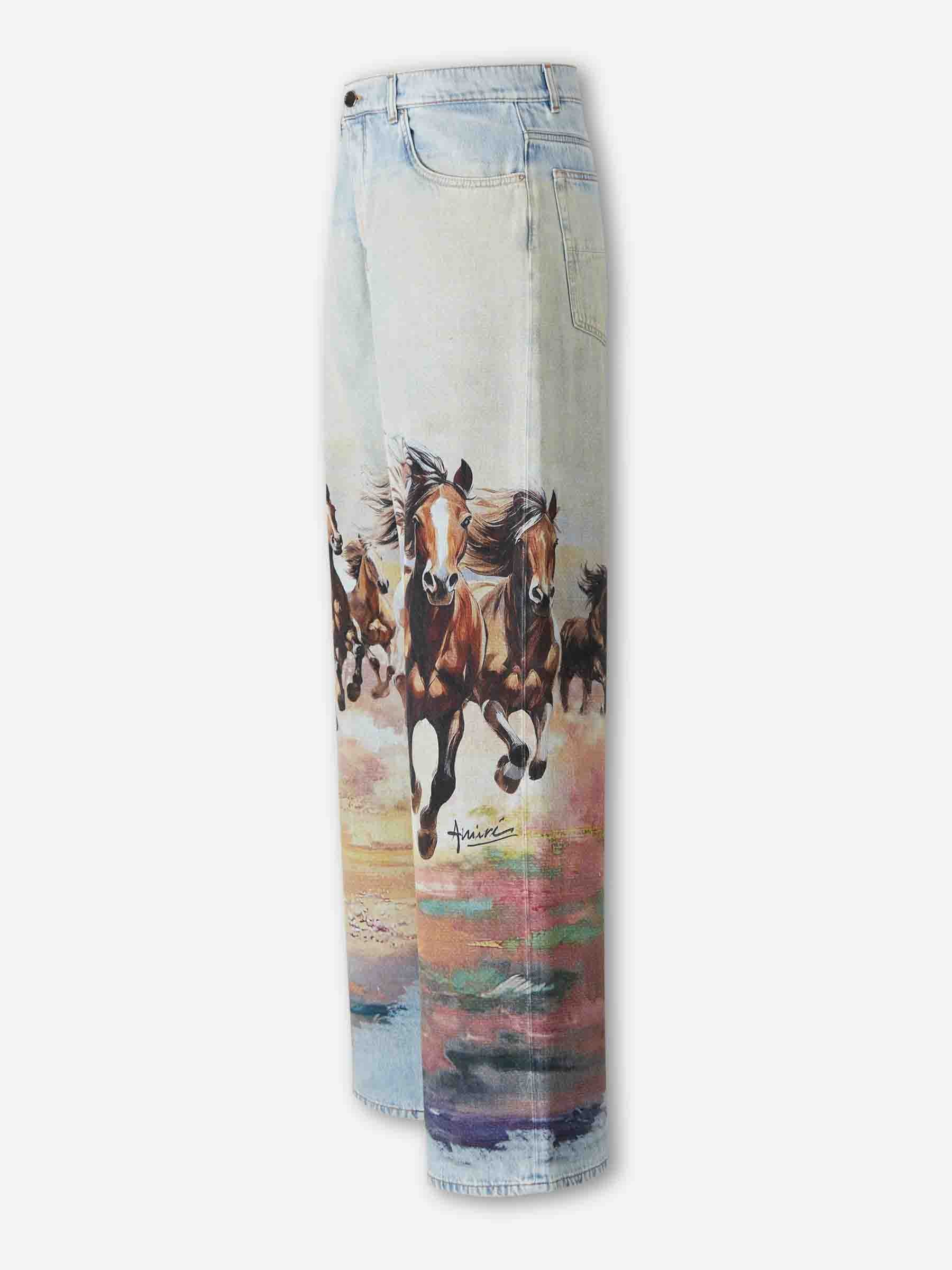 Outlet online Amiri Hombre Jeans Anchos Caballo color Multicolor sku 522-003028 01 - Foto 2