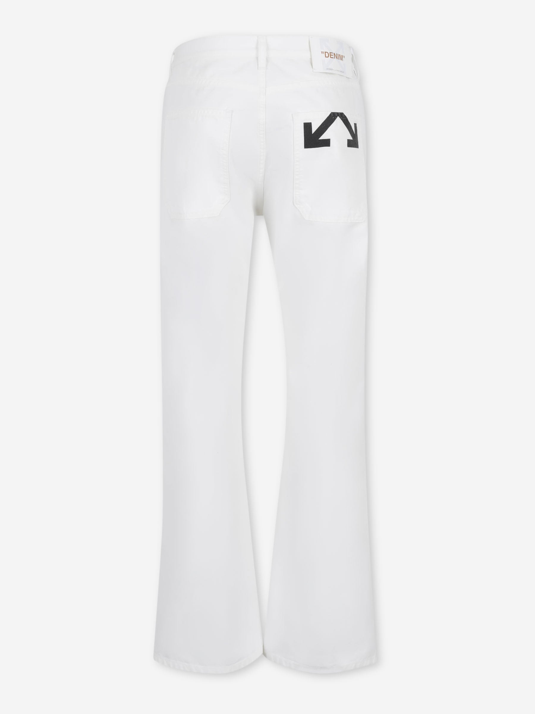 Outlet online Off-White Hombre Jeans Rectos Logo color Blanco sku 522-003060 01 - Foto 2