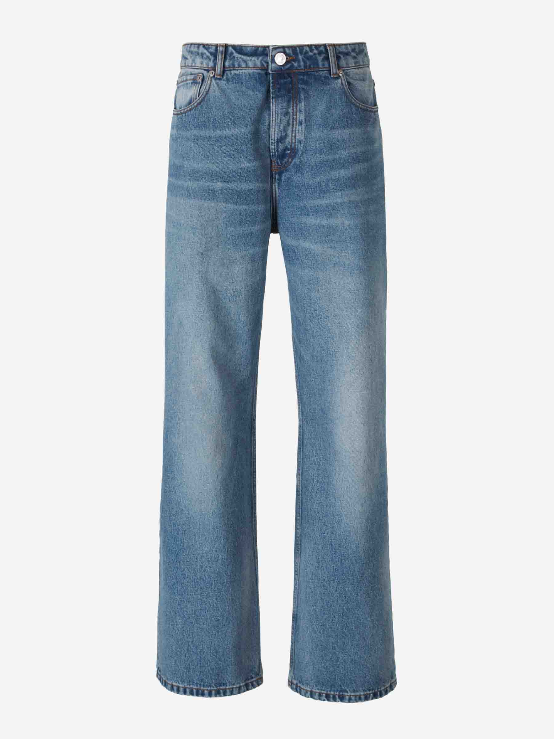 Outlet online Ami Paris Hombre Jeans Wide Leg color Azul Denim sku 522-003061 01 - Foto 1