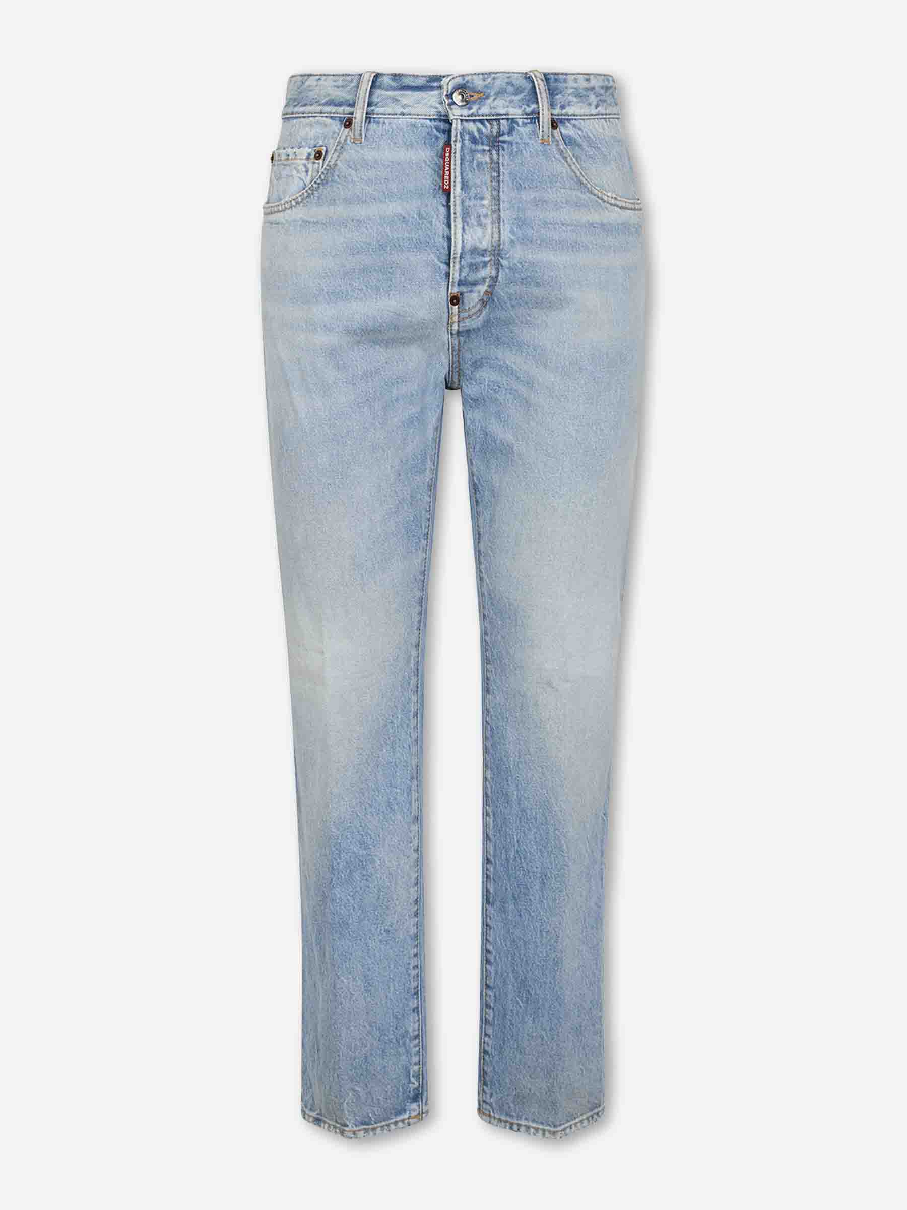 Outlet online Dsquared2 Hombre Jeans Skater color Azul Denim sku 522-003092 01 - Foto 1