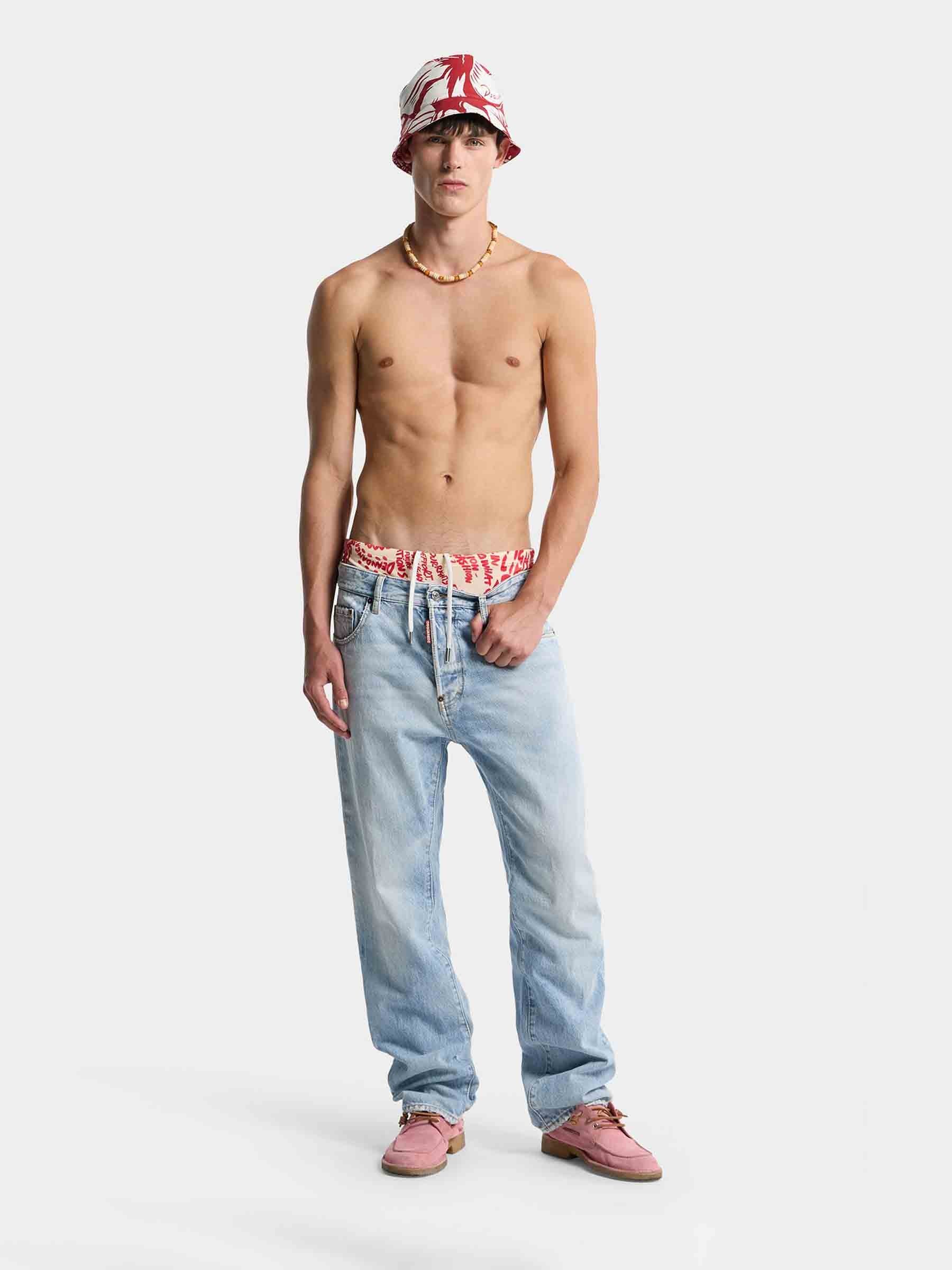 Outlet online Dsquared2 Hombre Jeans Skater color Azul Denim sku 522-003092 01 - Foto 2