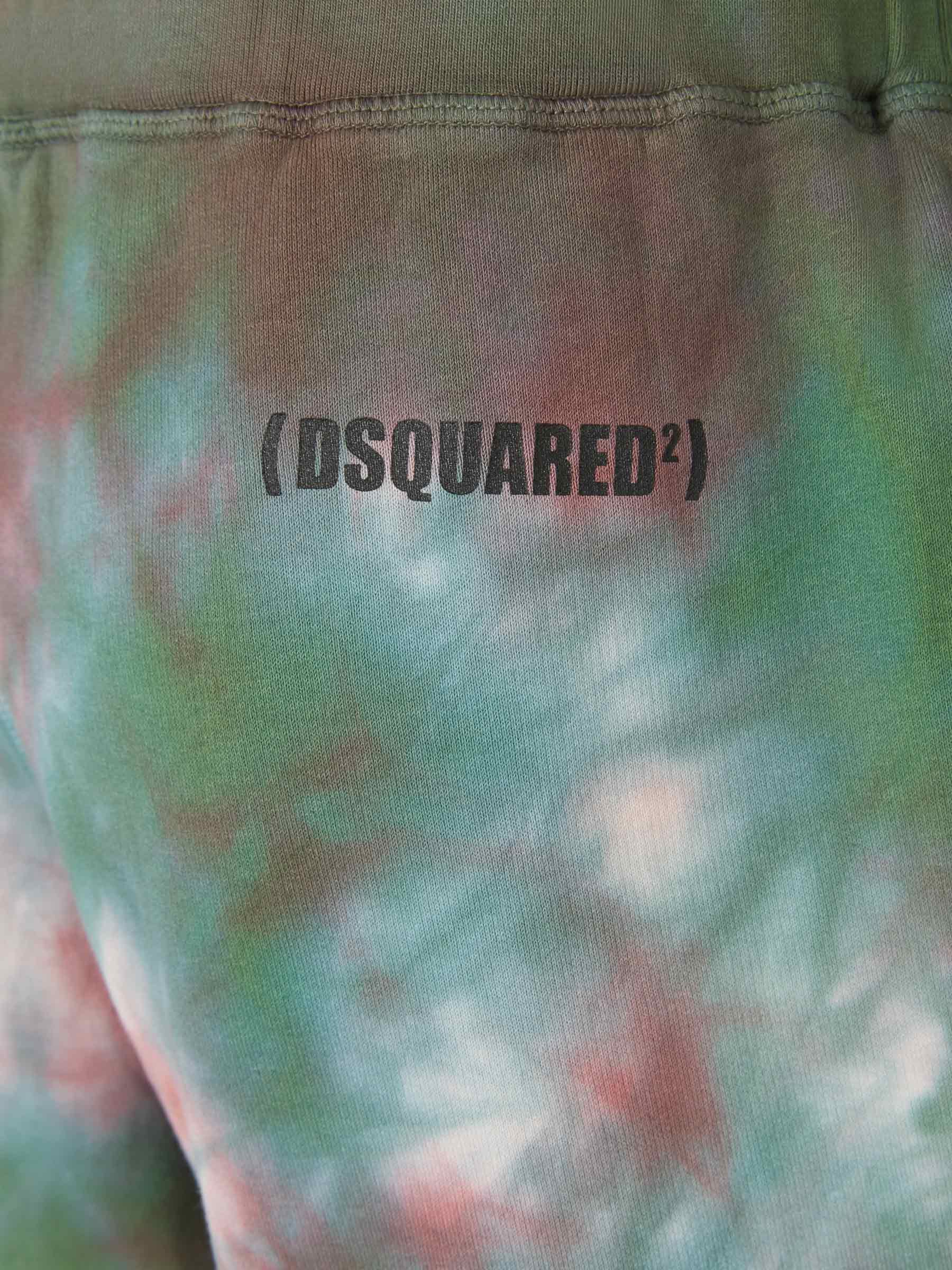 Outlet online Dsquared2 Hombre Bermuda Tie Dye color Negro sku 523-000631 01 - Foto 4