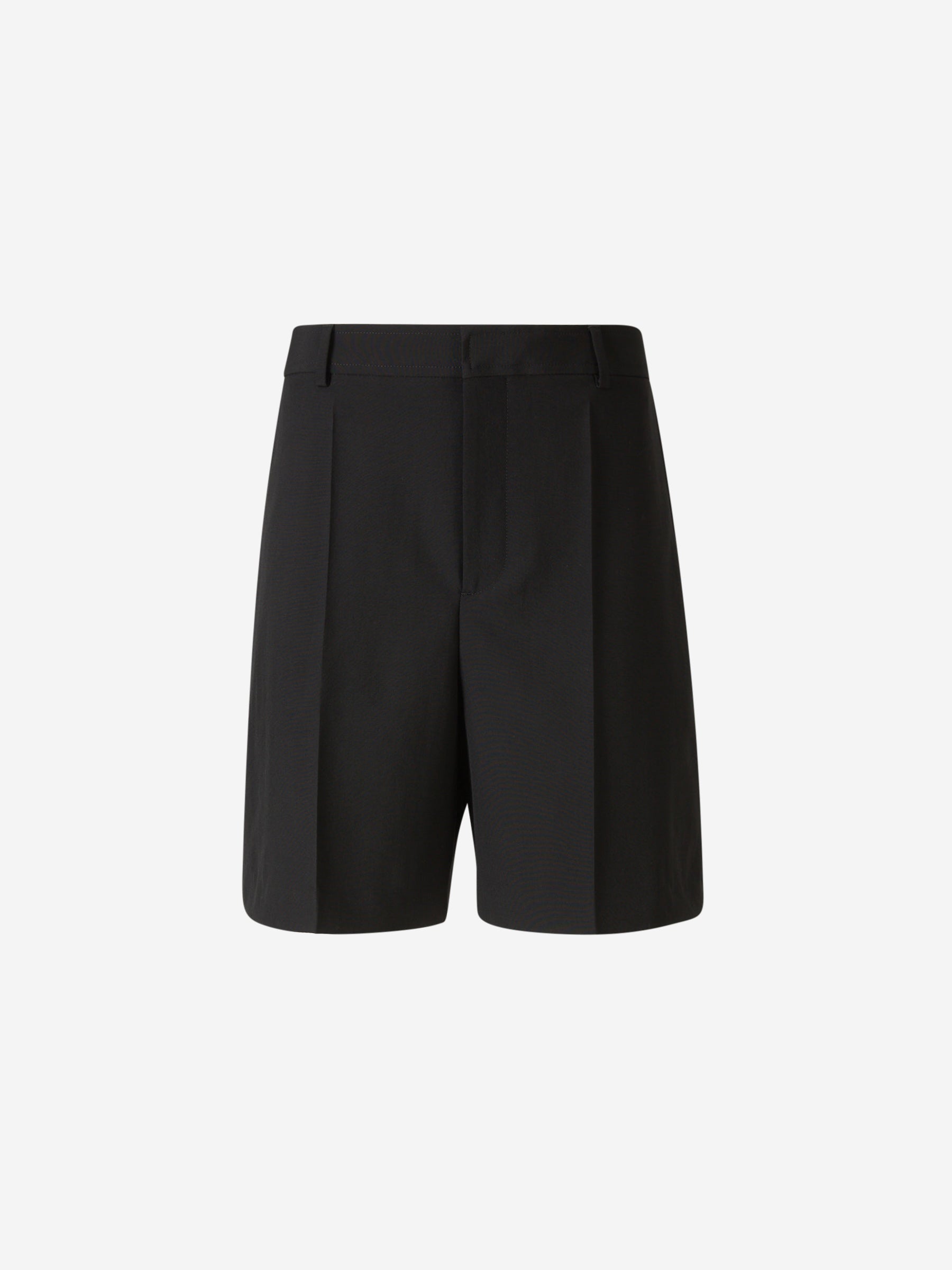 Outlet online Valentino Hombre Bermudas Formales Lana color Negro sku 523-000954 01 - Foto 1
