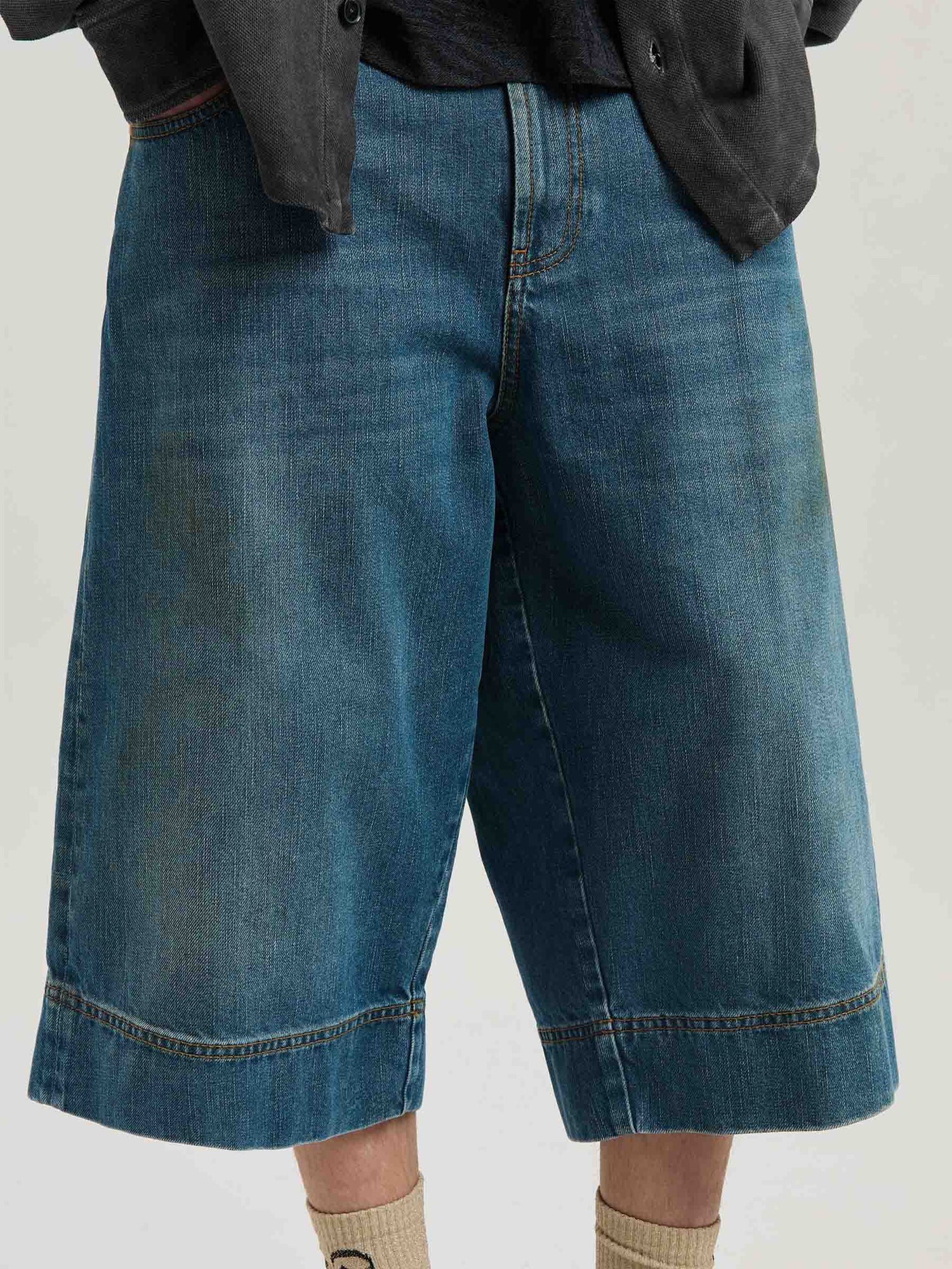 Palm Angels Hombre Barcelona Bermudas G-Curved Denim color Azul sku 523-001079 01 - Foto 6