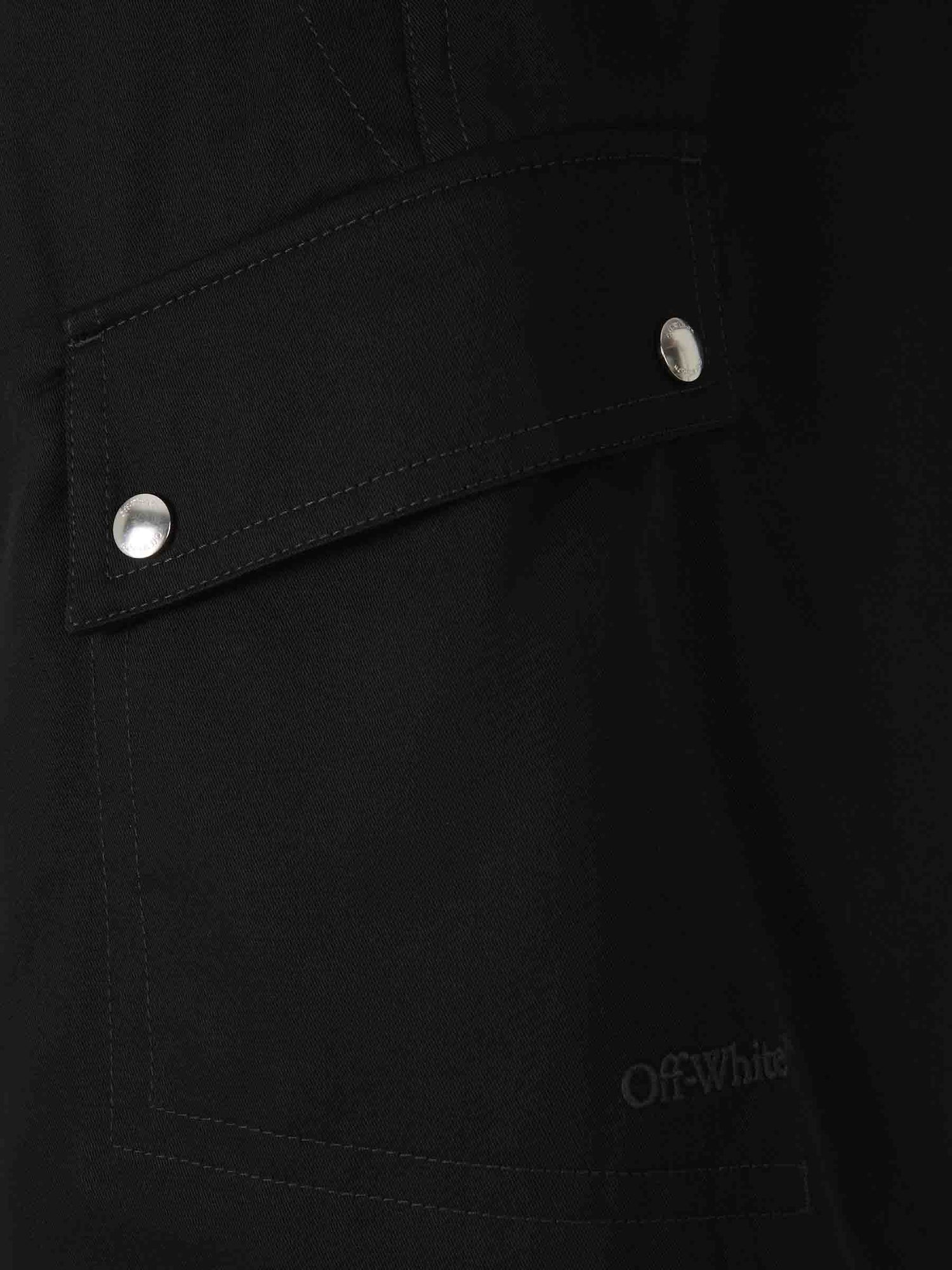 Off-White Hombre Barcelona Bermuda Cargo Algodón color Negro sku 523-001092 01 - Foto 5