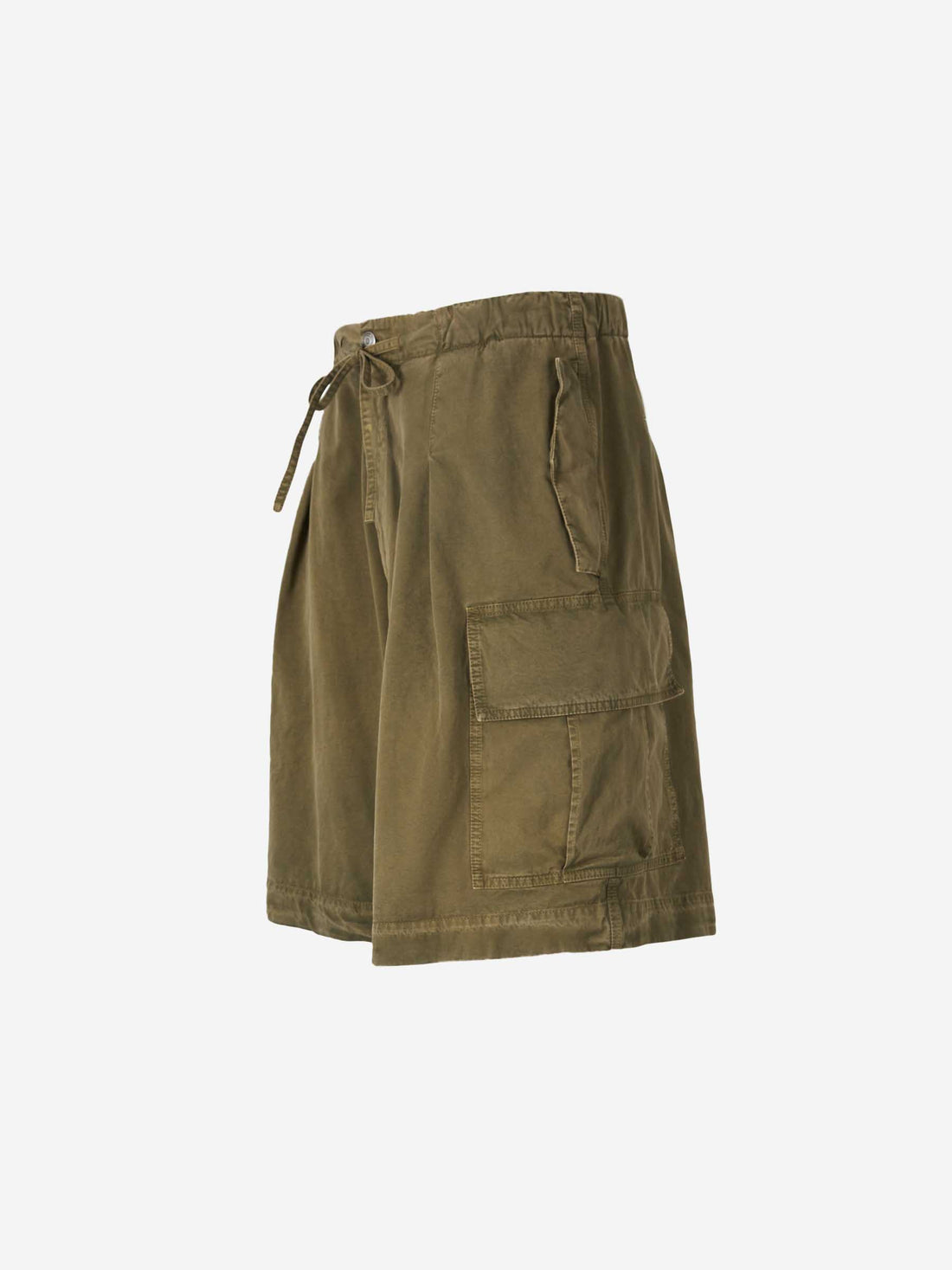 Alexander McQueen Hombre Barcelona Bermudas Cargo Algodón color Verde Militar sku 523-001098 01 - Foto 2
