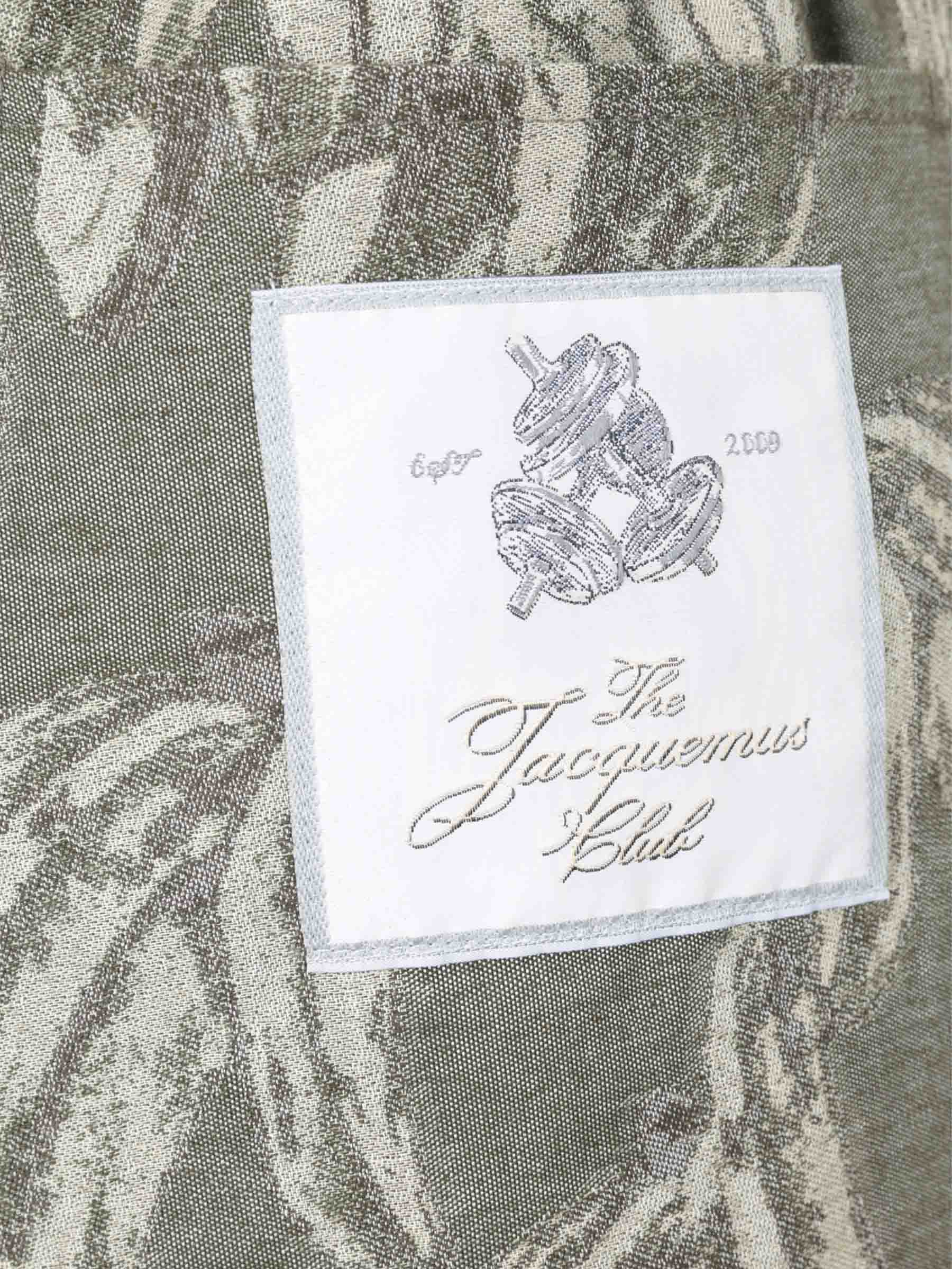 Outlet online Jacquemus Hombre Bermudas Estampado Aloe color Crema sku 523-001102 01 - Foto 3