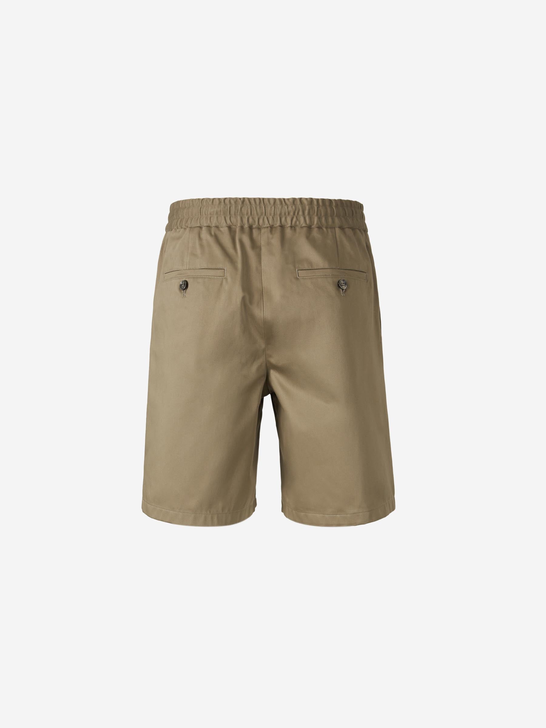 Ami Paris Hombre Barcelona Bermudas Satén Algodón color Verde sku 523-001120 01 - Foto 2