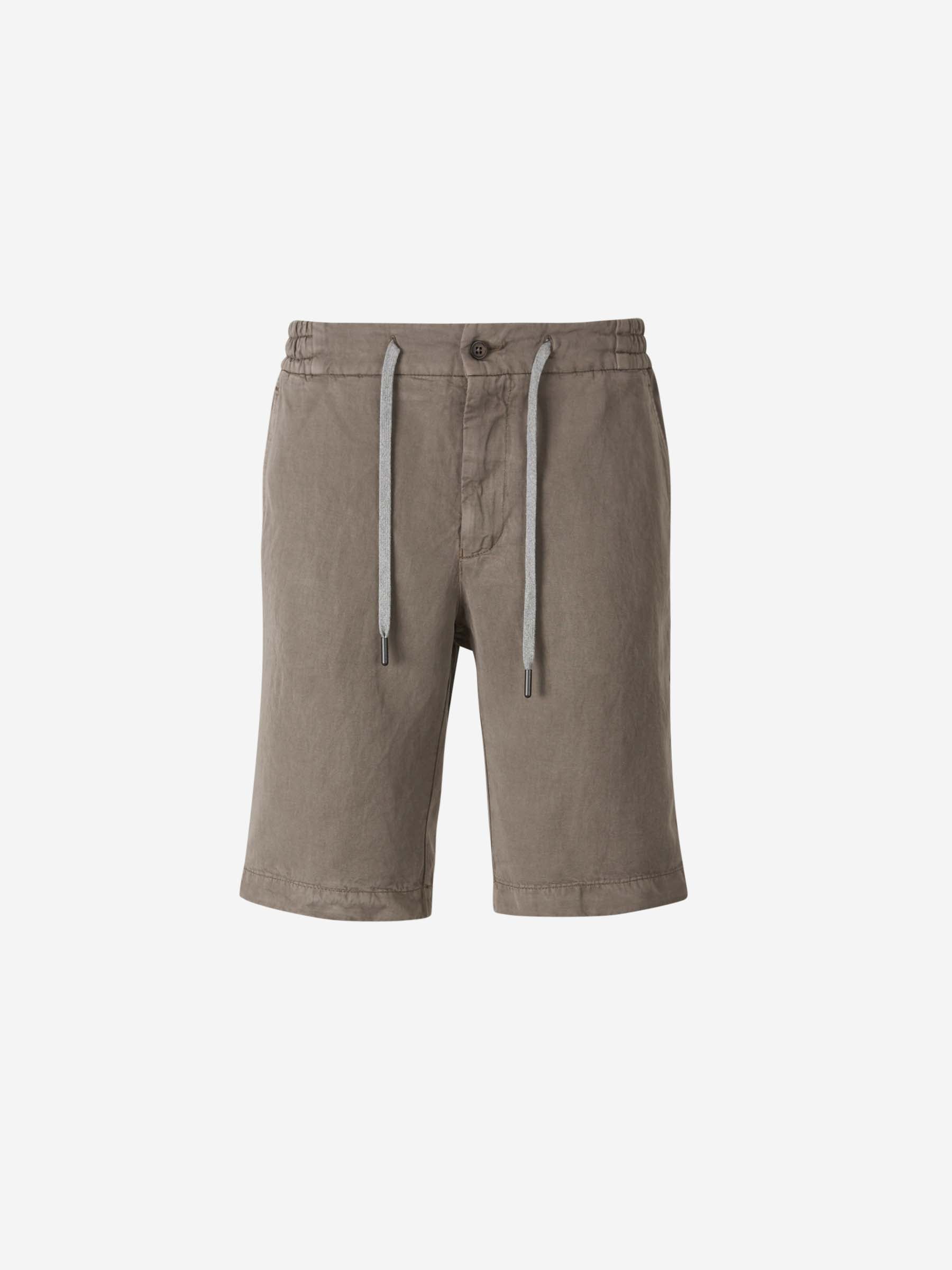 Outlet online Santa Eulalia Hombre Bermudas Rectas Lino color Camel sku 523-001134 02 - Foto 1