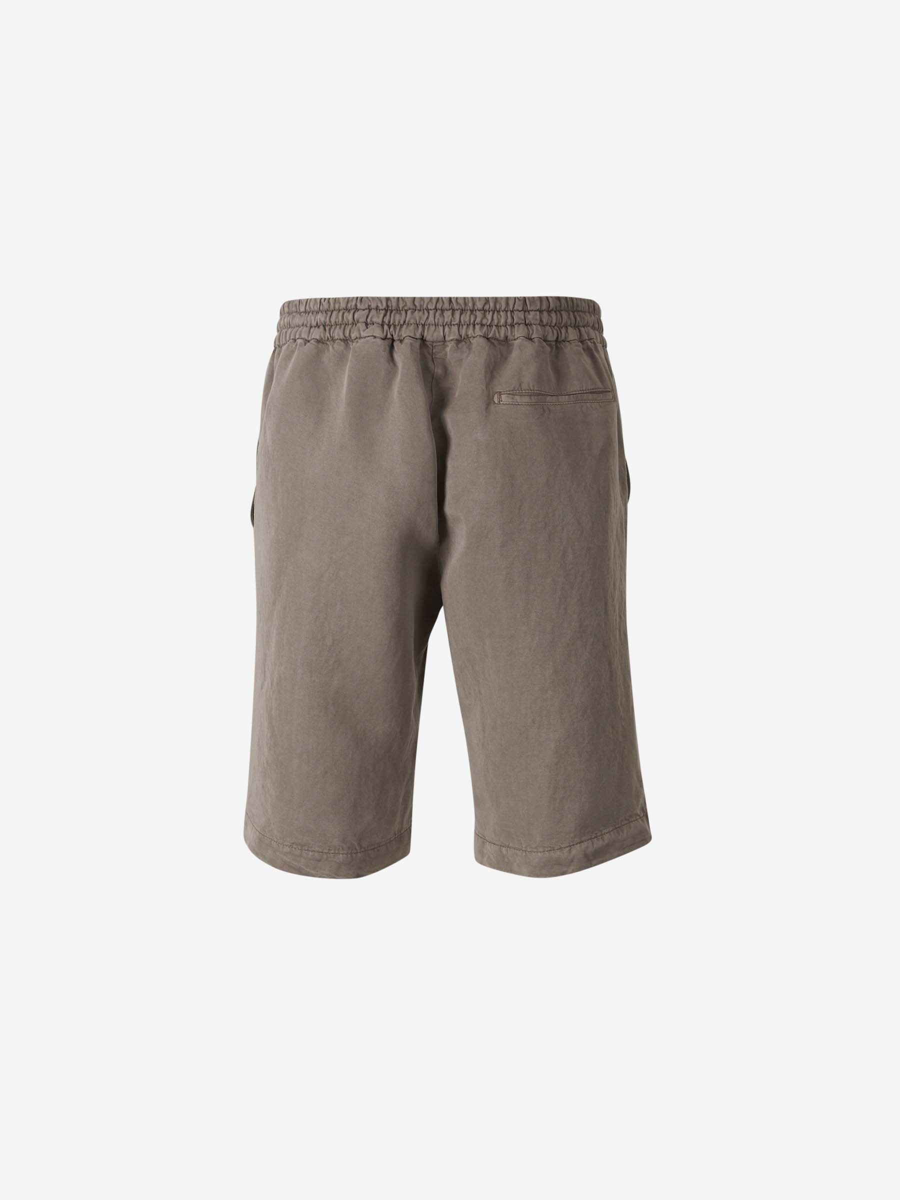 Outlet online Santa Eulalia Hombre Bermudas Rectas Lino color Camel sku 523-001134 02 - Foto 2